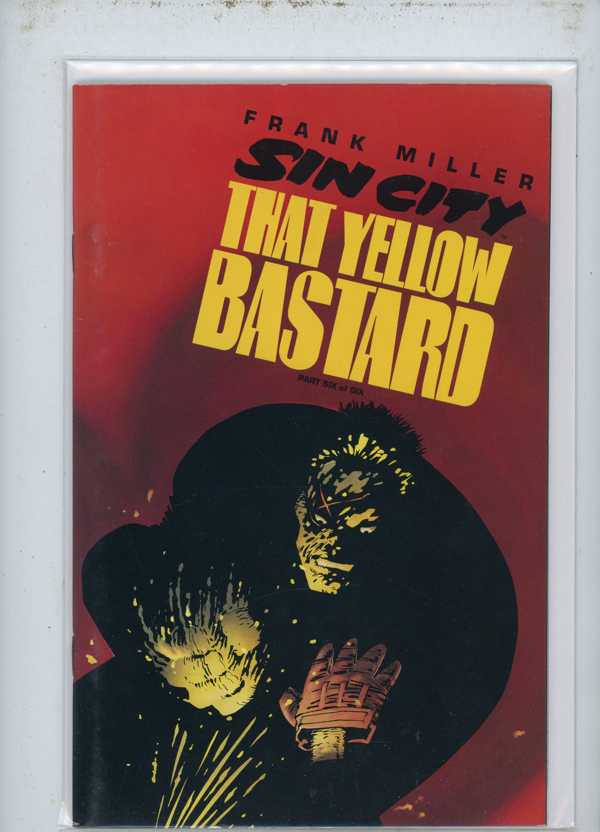 FRANK MILLER SIN CITY THAT YELLOW BASTARD NM STYLIZED COVER VIBRANT HUES