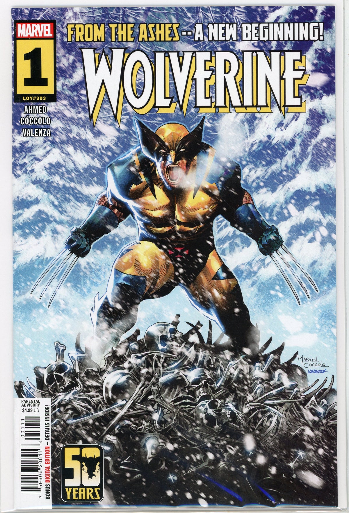 WOLVERINE #1 NM INTERSTING COVER GLISTENING GLOSS