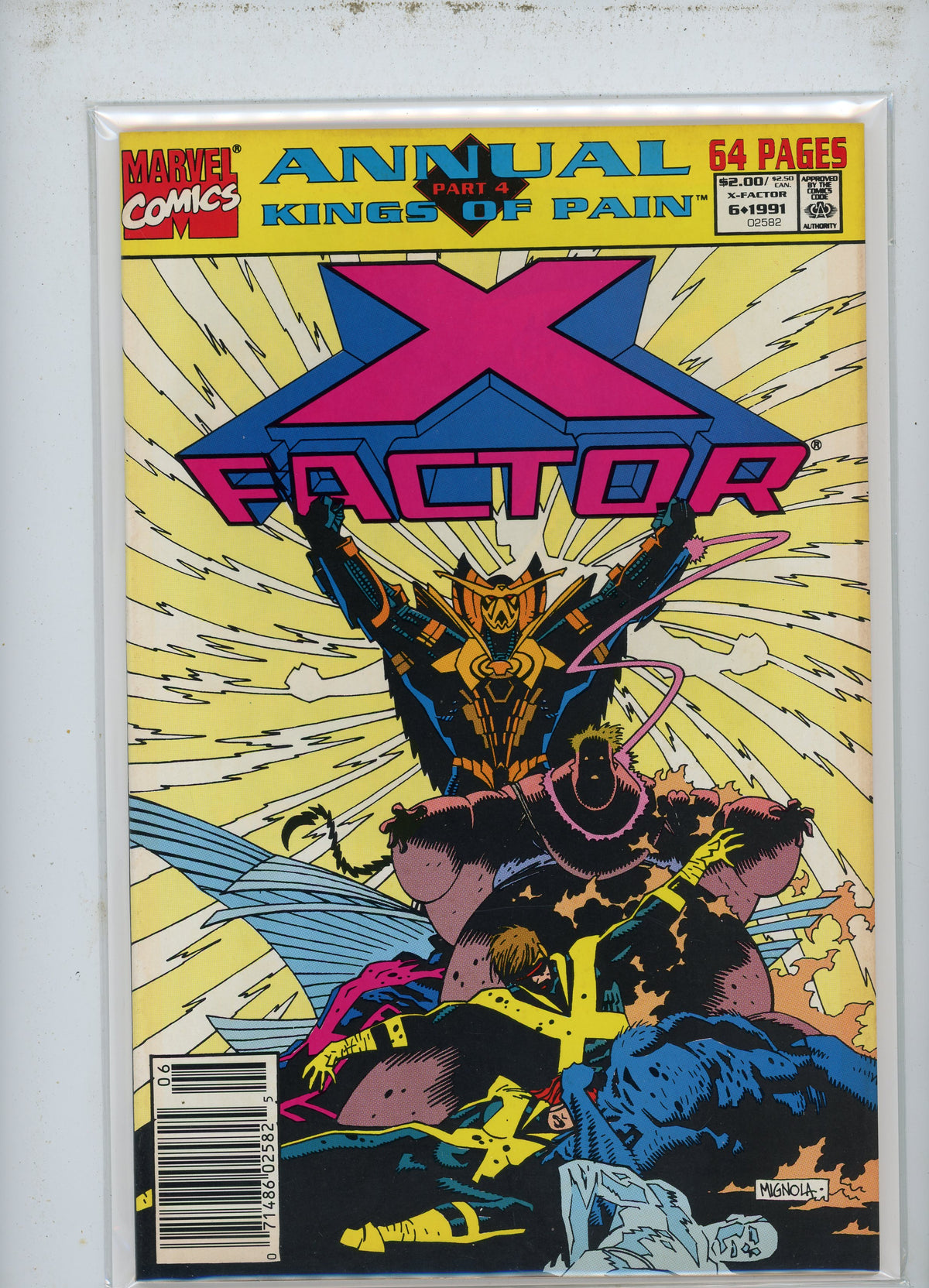 X-FACTOR ANNUAL #6 NM GREAT STORYLING SPECTACULAR MIGNOLA COVER