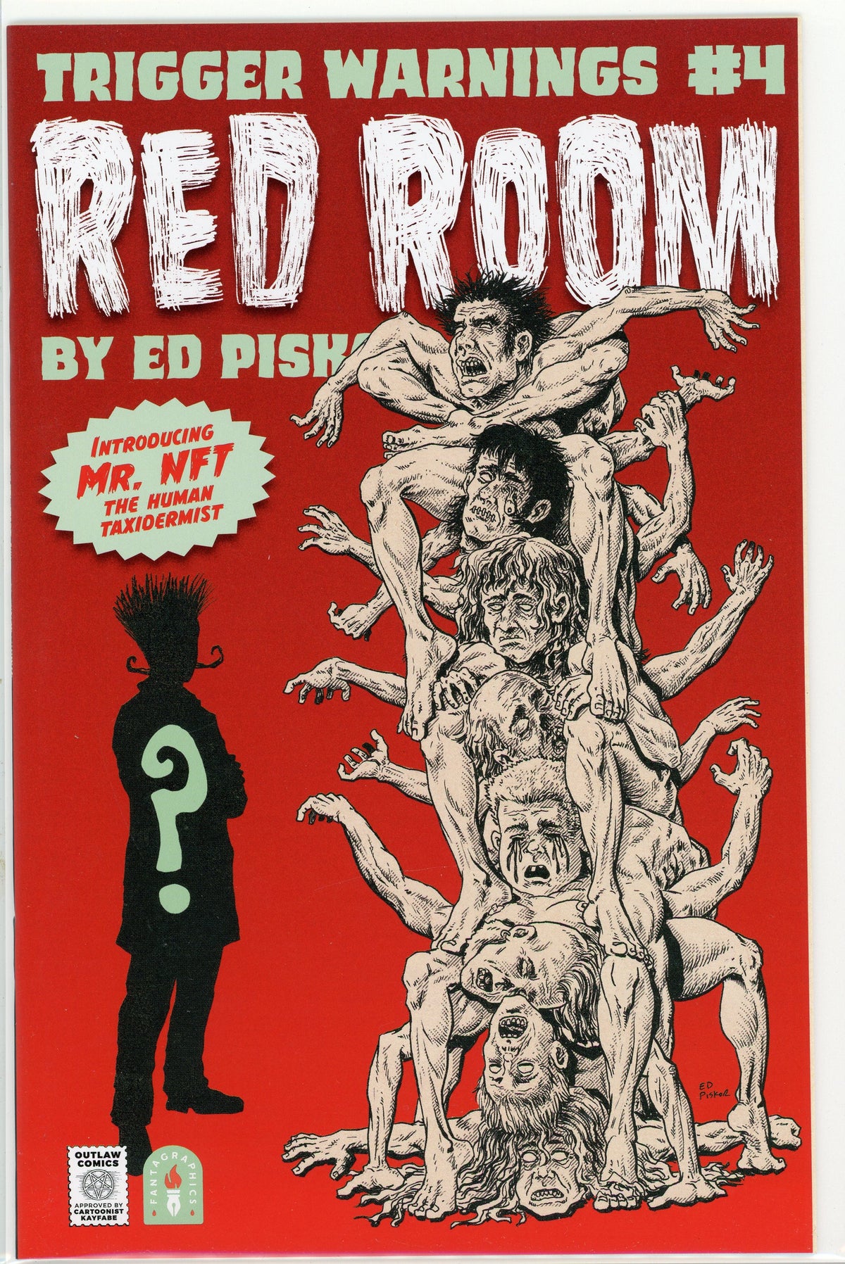 RED ROOM TRIGGER WARNINGS #4 NM BY ED PISKOR BIZARRE COVER