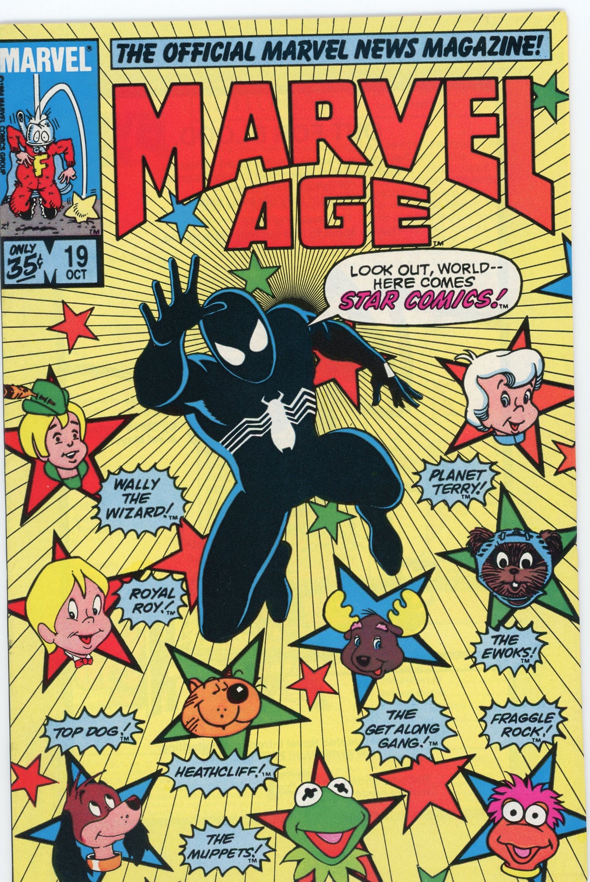 MARVEL AGE #19 NM SPOTLIGHT ON STAR COMICS GLISTENING GLOSS