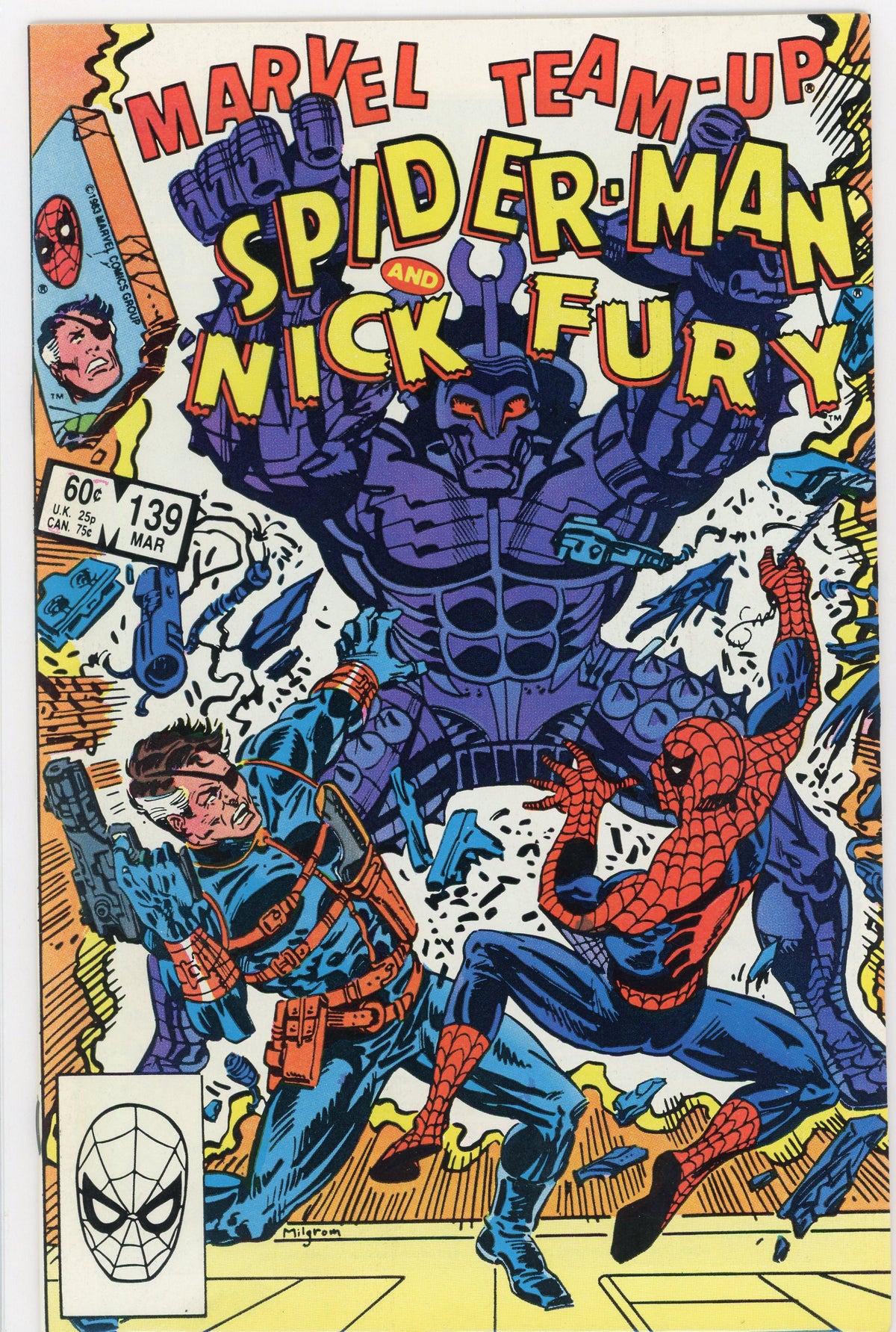 MARVEL TEAM UP #139 NM AWE INSPIRING COVER NICE SHEEN