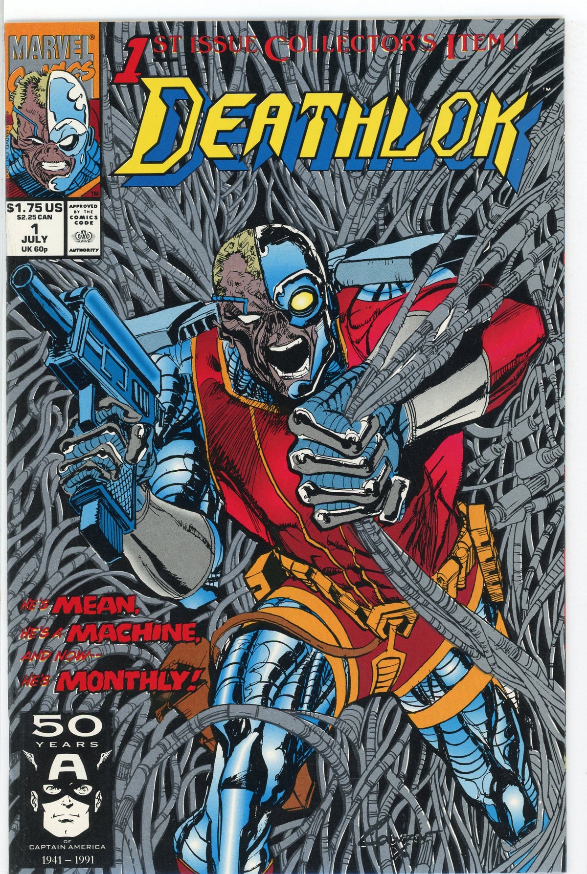 DEATHLOK #1 NM SPECTACULAR COVER VIVID COLORS