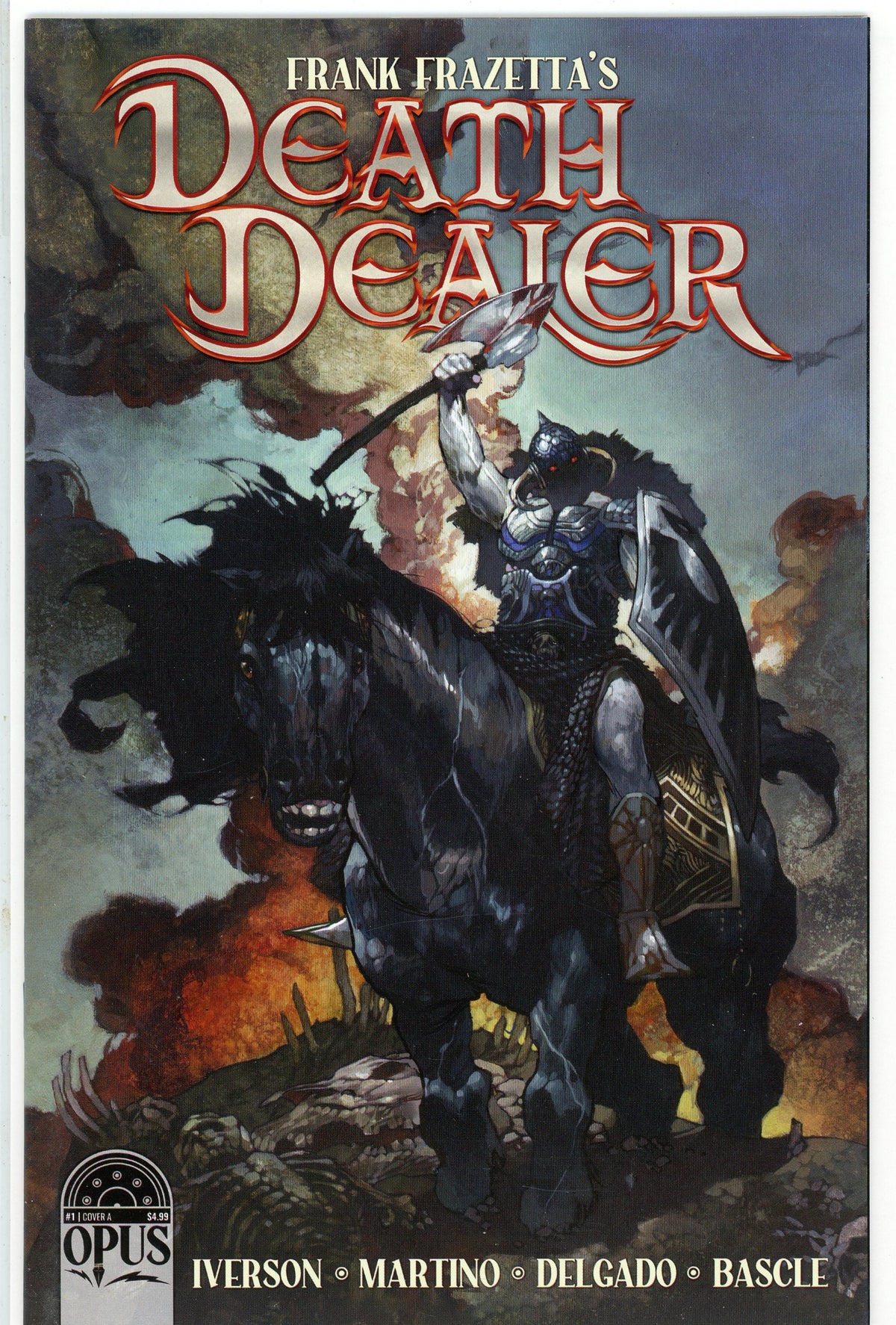 FRANK FRAZETTAS DEATH DEALER NM ICONIC COVER GREAT COLOR PALETTE