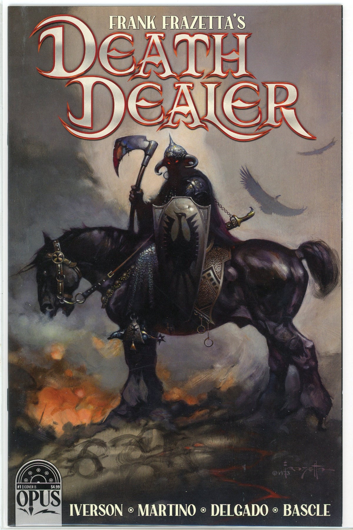 FRANK FRAZETTAS DEATH DEALER #1 COVER B NM CLASSIC IMAGE COVER