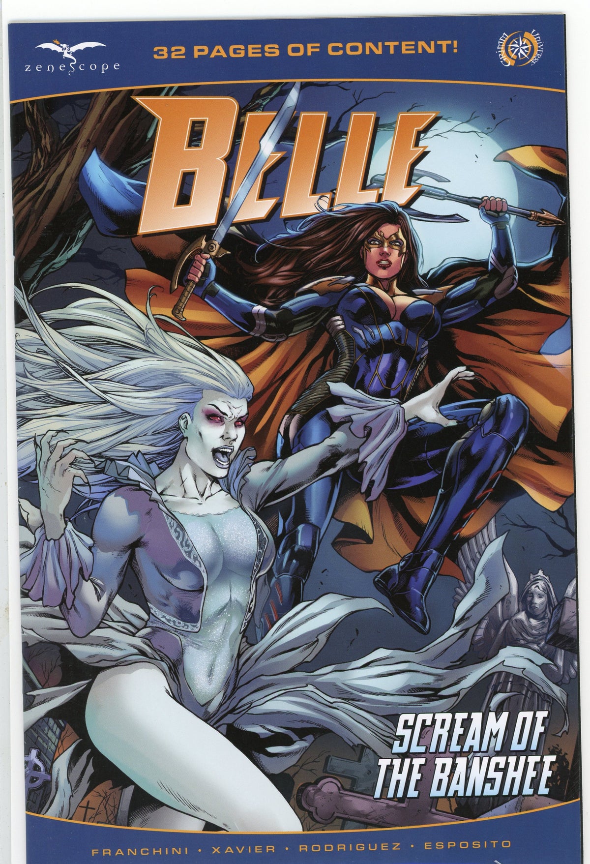 BELLE SCREAM OF THE BANSHEE NM ZENESCOPE GEM STUNNING GLOSSY COVER