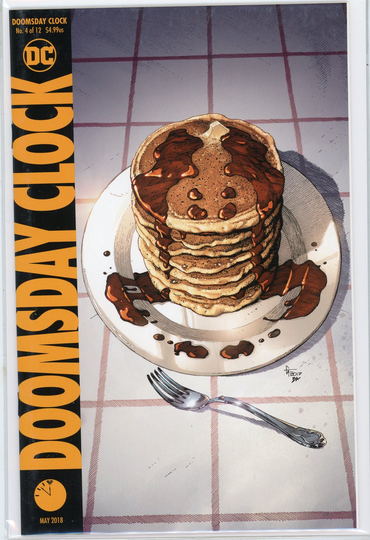 DOOMSDAY CLOCK #4 OF 12 NM PROSAIC COVER 2018 EXCEPTIONAL SERIES