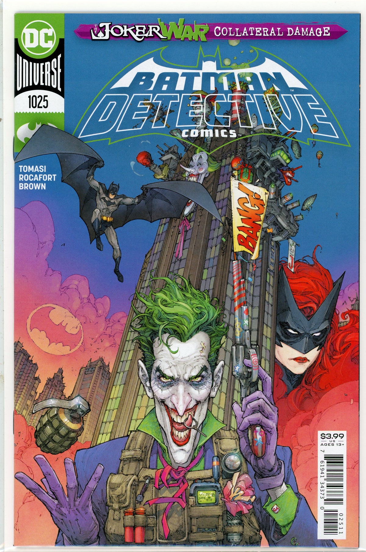 DETECTIVE COMICS #1025 NM CLASSIC JOKER COVER WONDROUS SHEEN