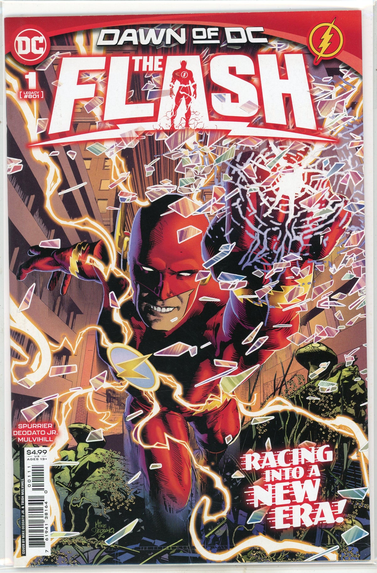 DAWN OF DC THE FLASH #1 LEGACY #801 NM ELECTRIFYING COVER STUNNING COLOR PALETTE