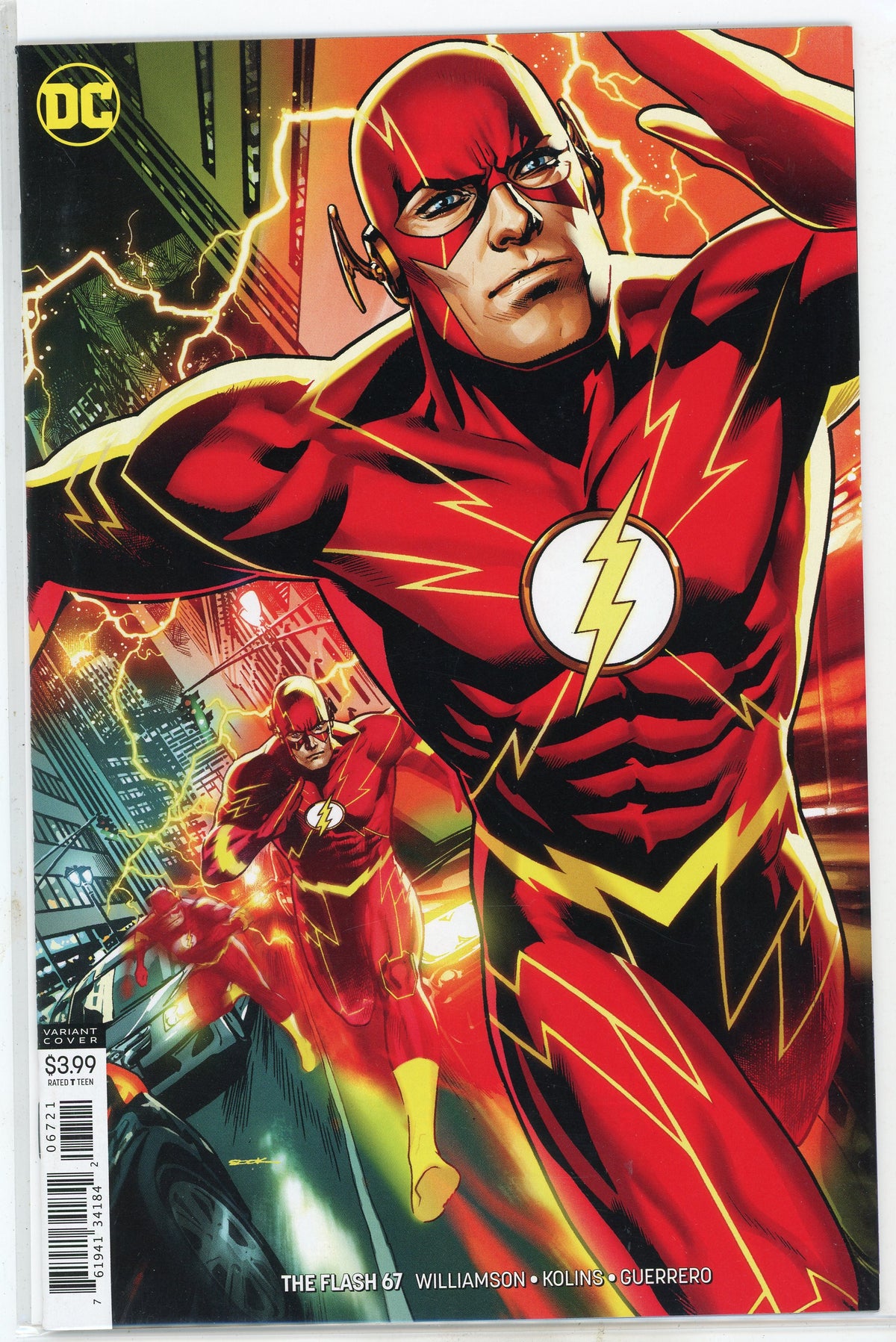 FLASH #67 NM WILLIAMSON WORK VARIANT COVER STUNNING COLORS