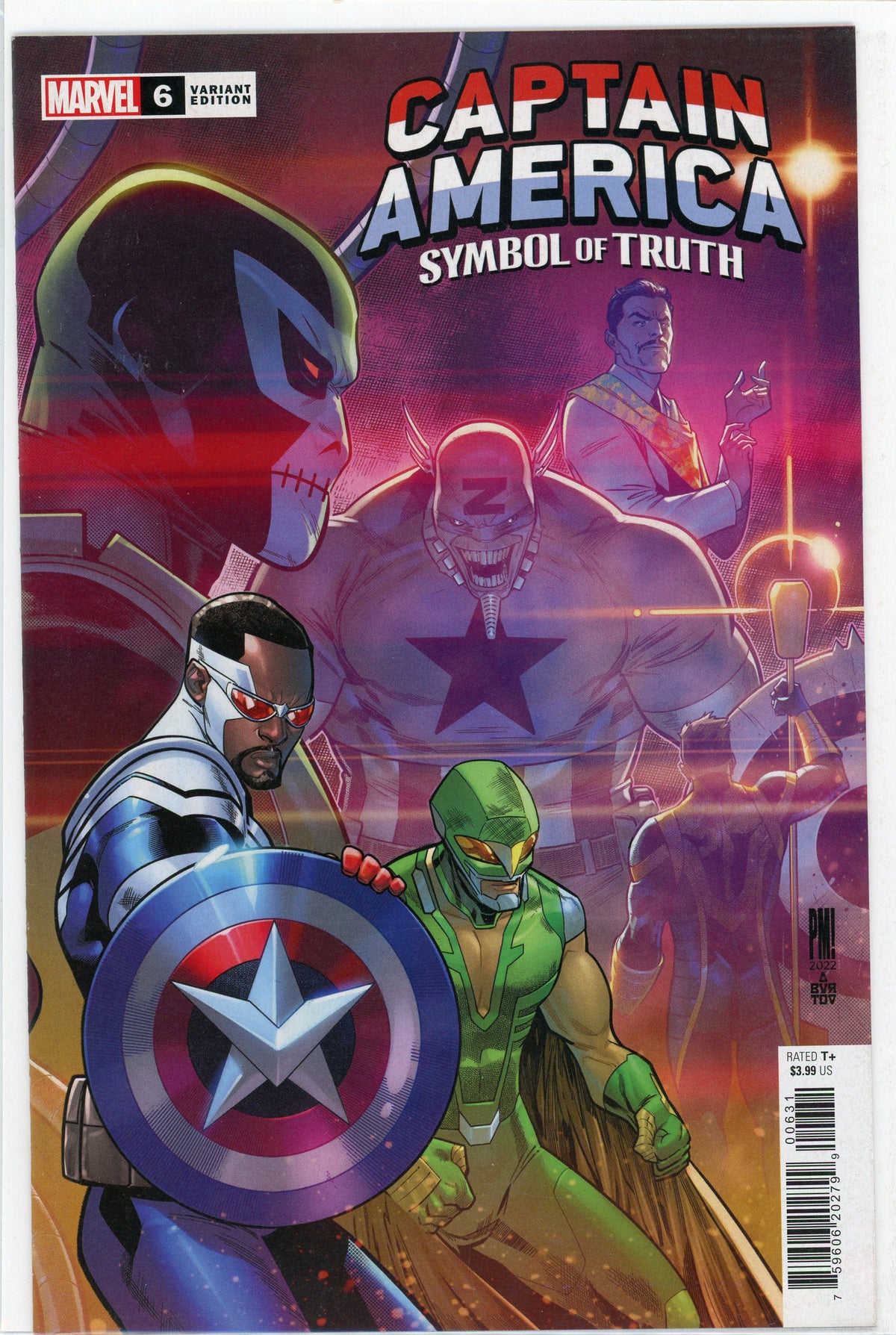 CAPTAIN AMERICA SYMBOL OF TRUTH #6 NM VARIANT ED. GLISTENING SHEEN