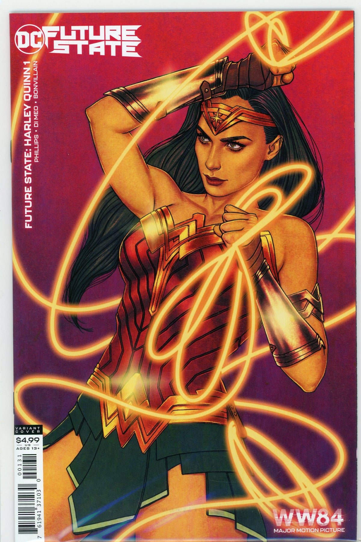FUTURE STATE HARLEY QUINN # 1 NM WONDER WOMAN APP. CLASSIC COVER