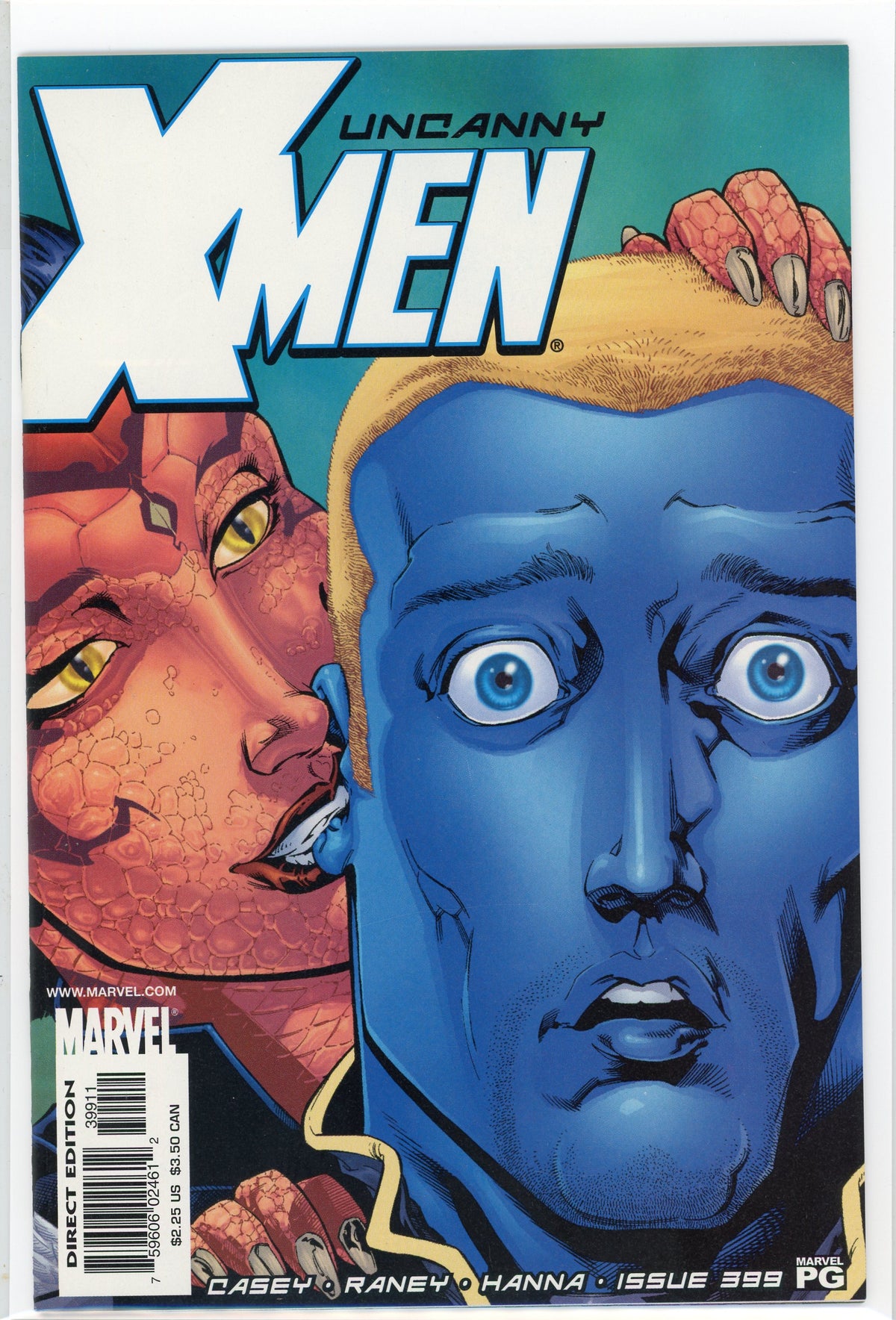 THE UNCANNY X-MEN #399 NM GLOSSY SHEEN TERRIFIC COVER GEM