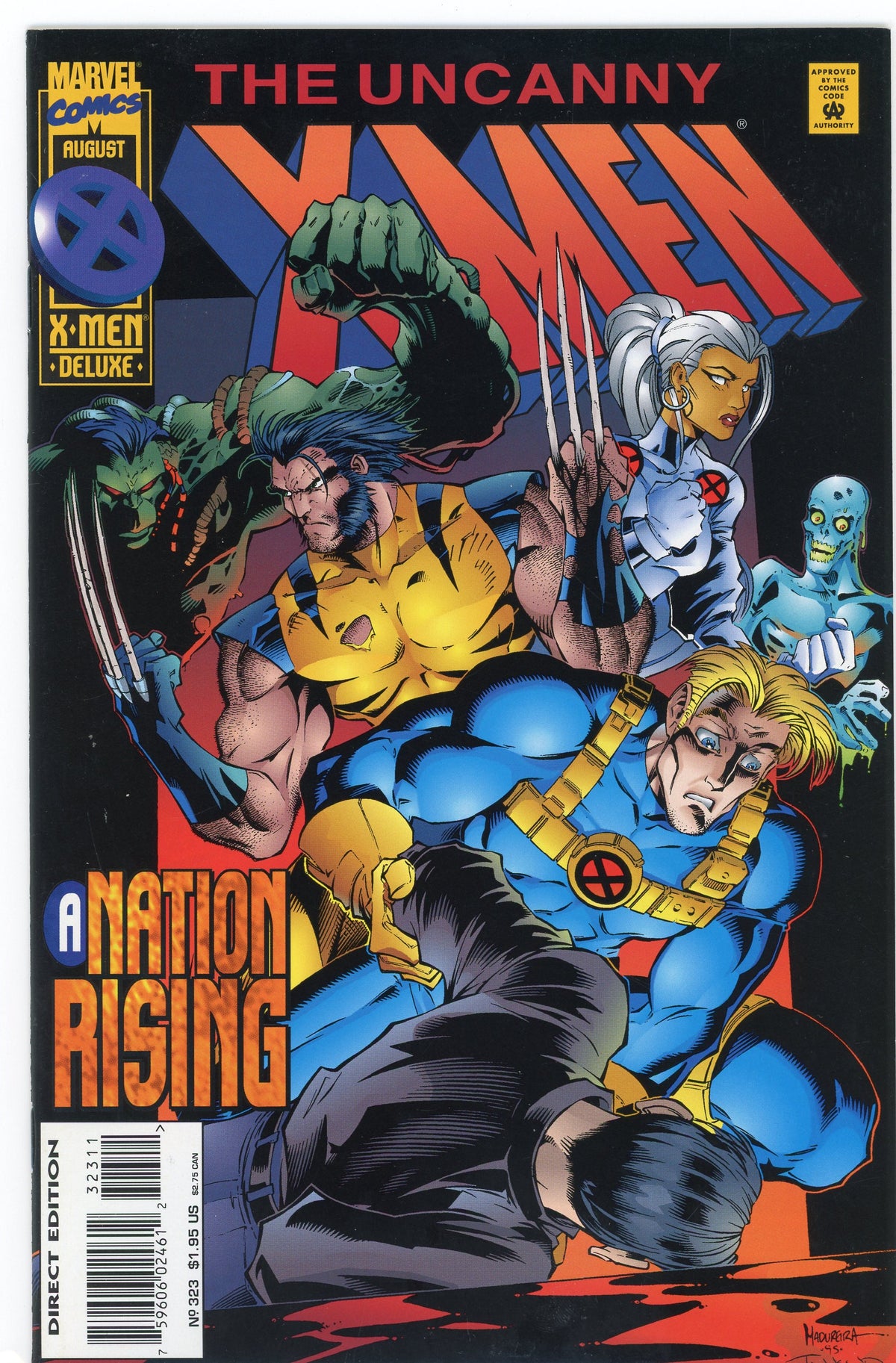 THE UNCANNY X-MEN #323 NM GLOSSY SHEEN WONDROUS COVER