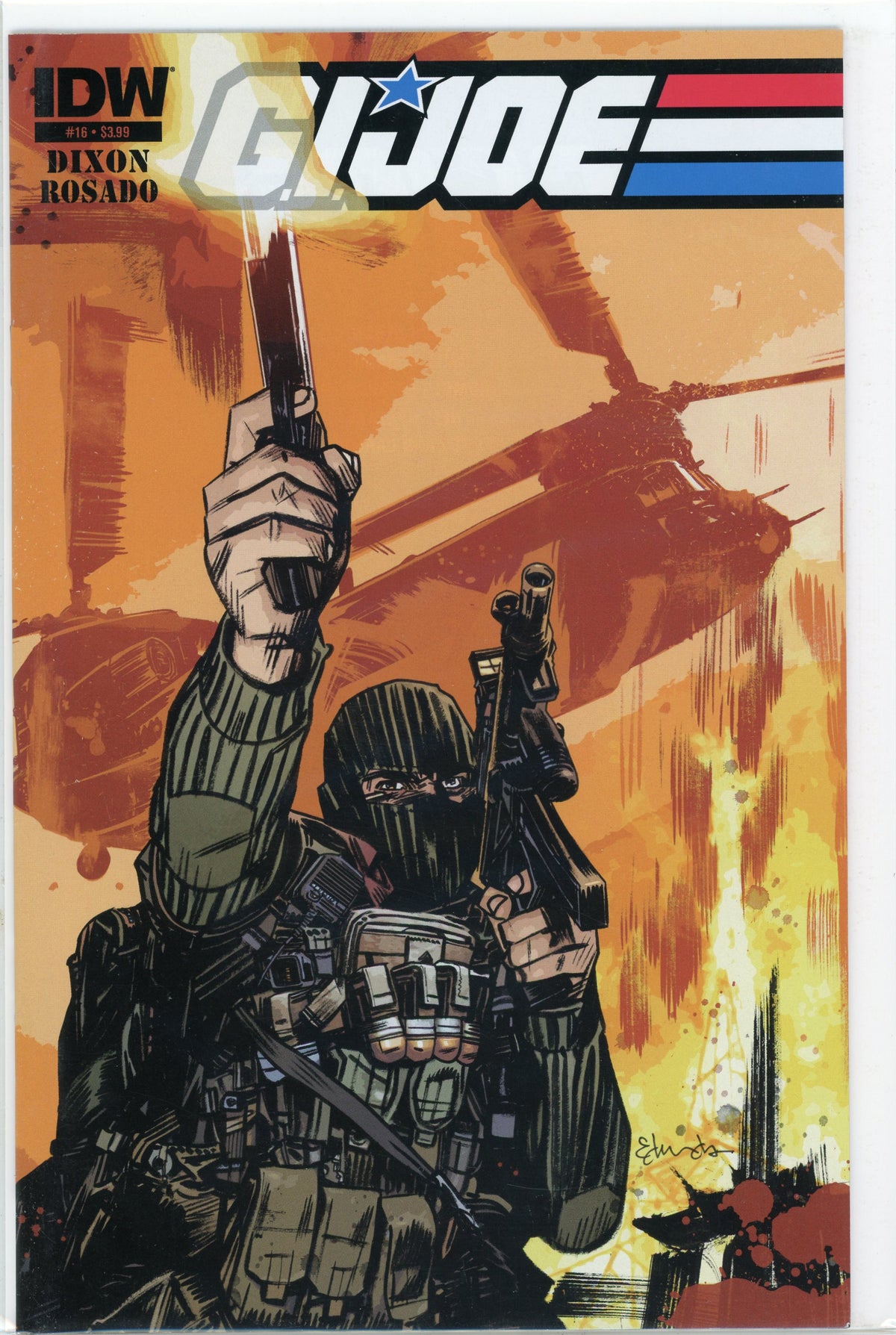 GI JOE #16 NM EXPLOSIVE COVER IDW ESSENTIAL REAding