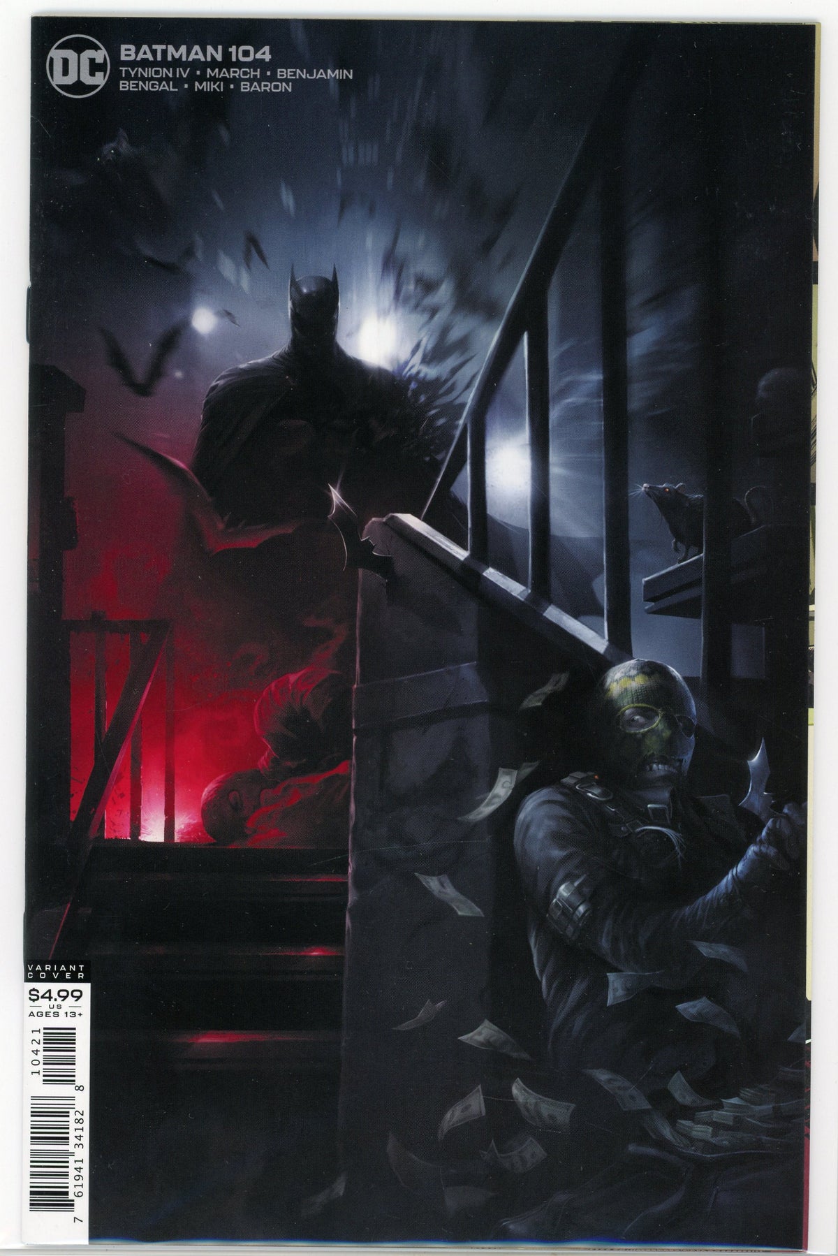 BATMAN #104 NM VARIANT COVER FOREBODING NICE SHEEN