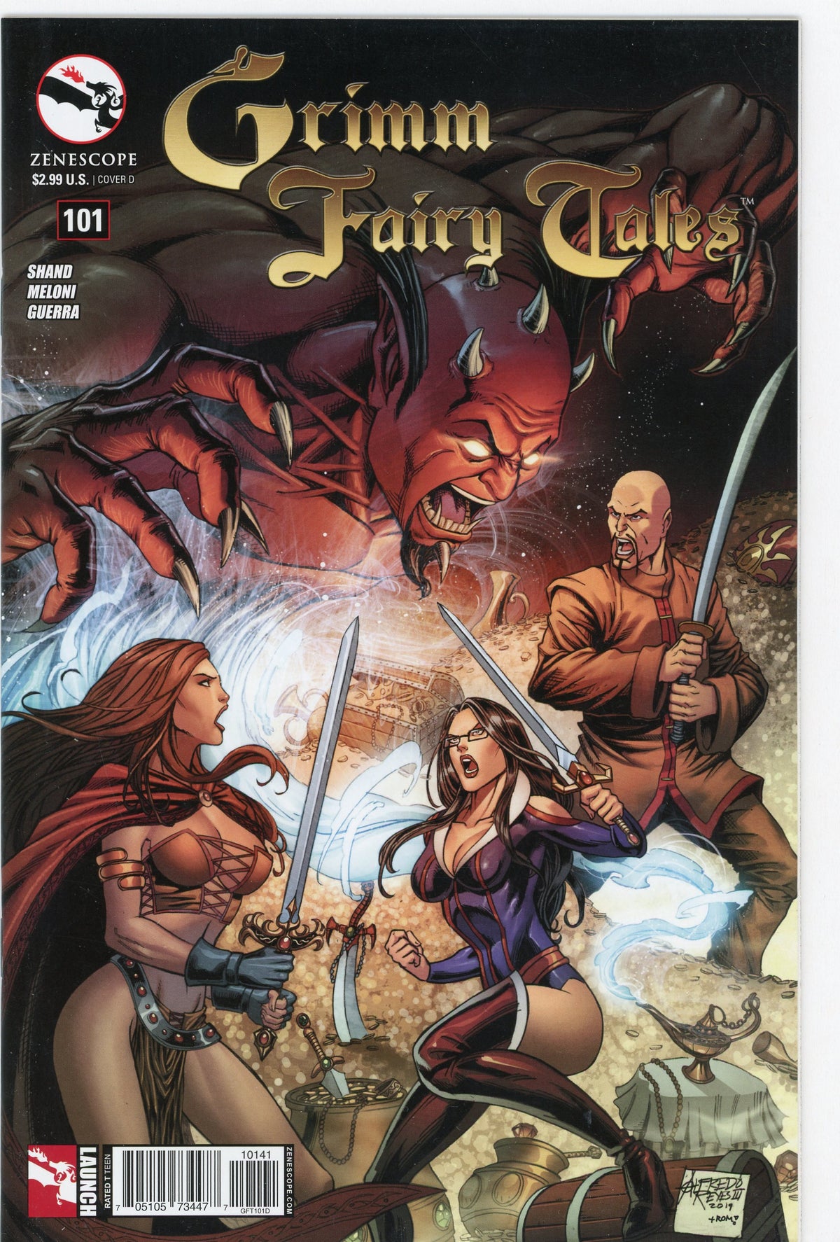 GRIMM FAIRY TALES #101 NM ACTION PACKED COVER ZENESCOPE COMICS