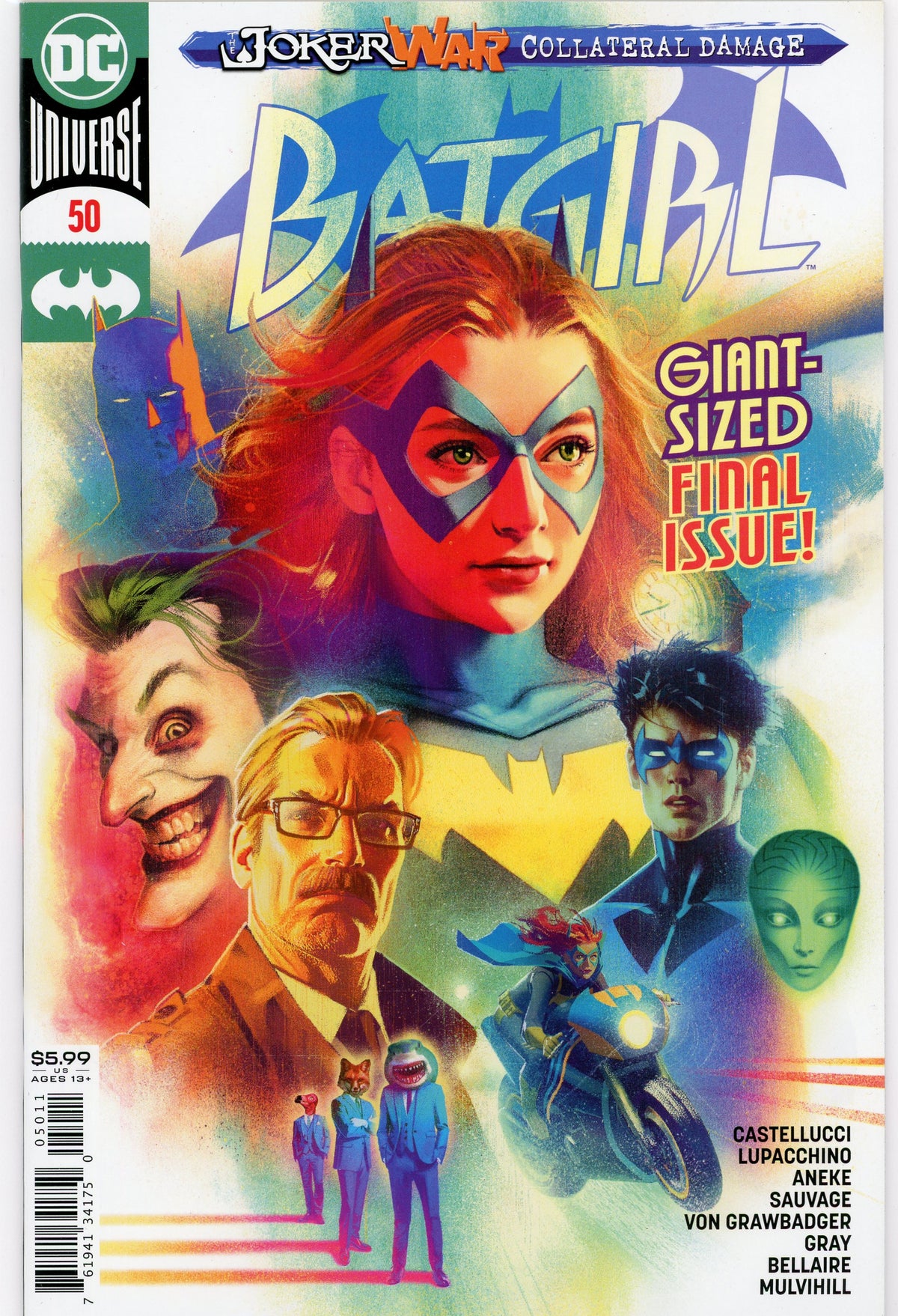 BATGIRL #50 NM AMAZINGLY COLORFUL COVER GIANT SIZED GREAT GLOSS