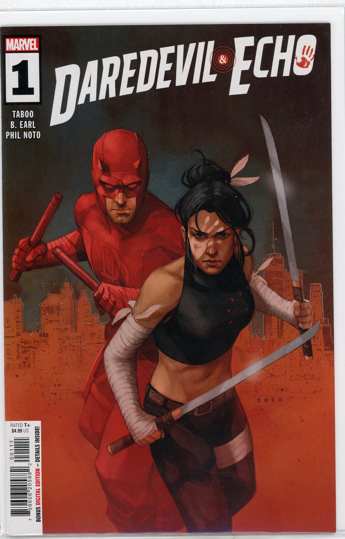DAREDEVIL AND ECHO #1 NM GORGEOUS COVER INCREDIBLE GLOSS