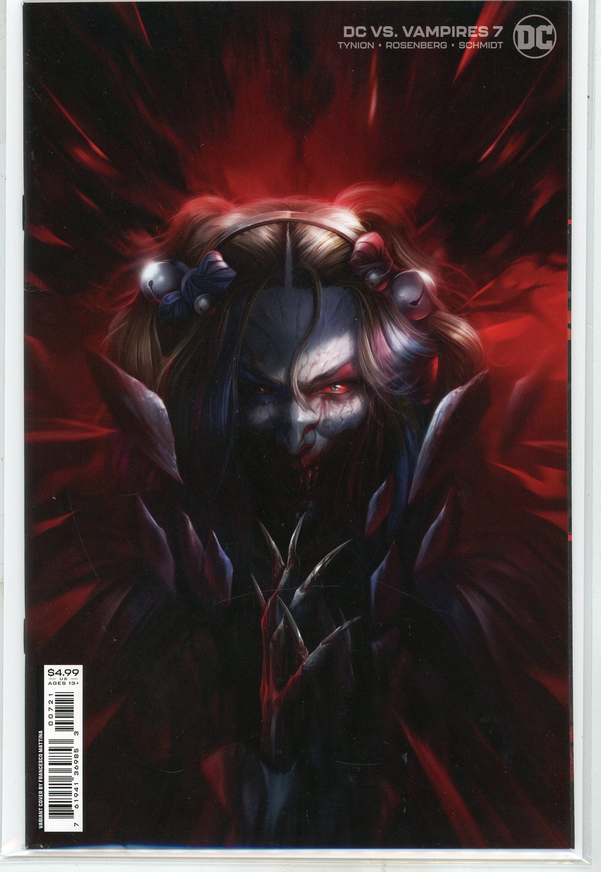 DC VS. VAMPIRES #7 NM JAMES TYNION STORY INCREDIBLE COVER