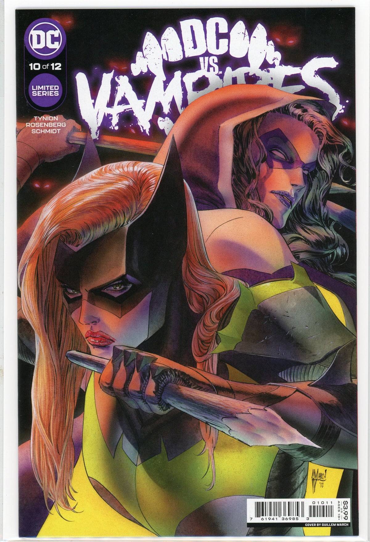 DC VS. VAMPIRES #10 OF 12 LIMITED SERIES MARCH COVER 2022 TYNION STORY