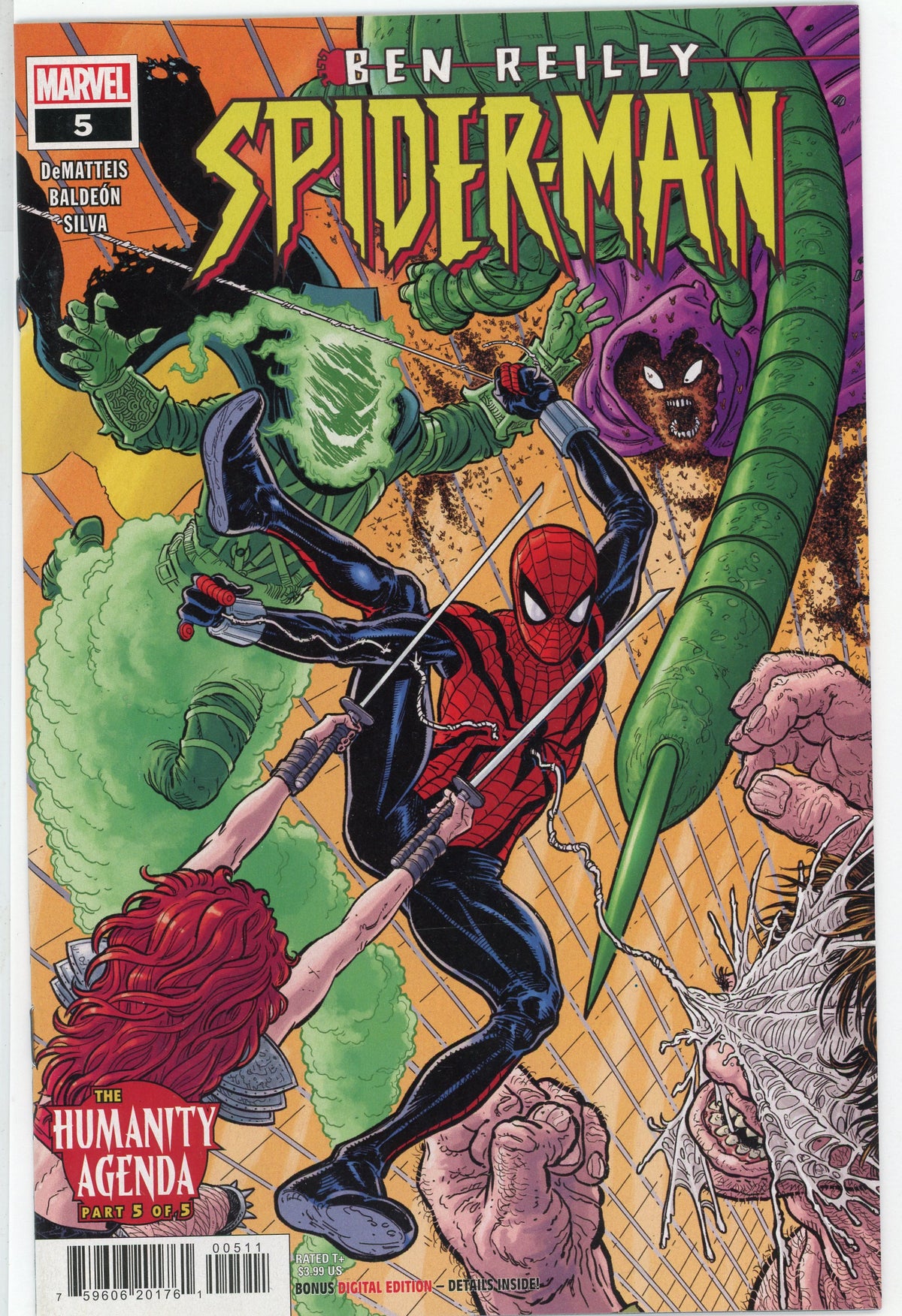 BEN REILLY SPIDERMAN #5 NM INCREDIBLE COVER VIBRANT GLOSS
