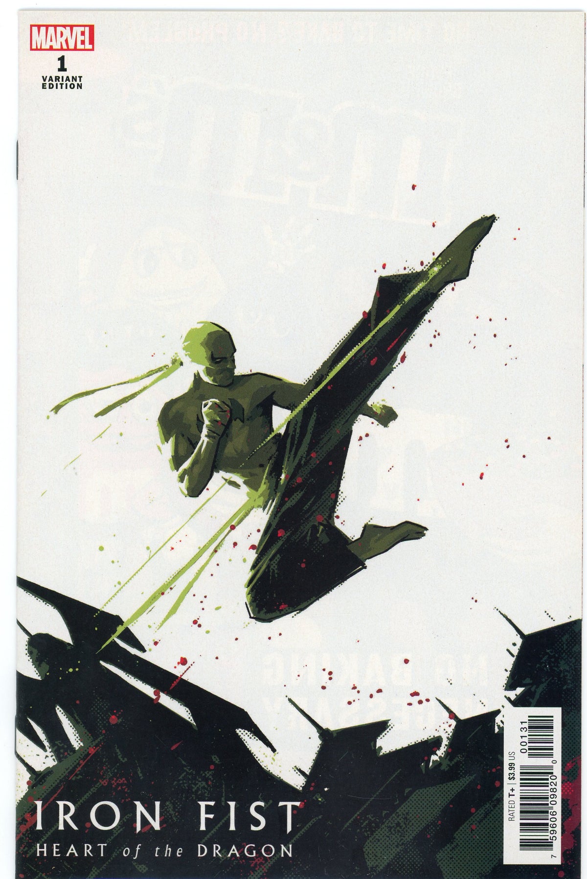 IRON FIST HEART OF THE DRAGON #1 NM VARIANT ED. CLASSIC COVER GREAT GLOSS