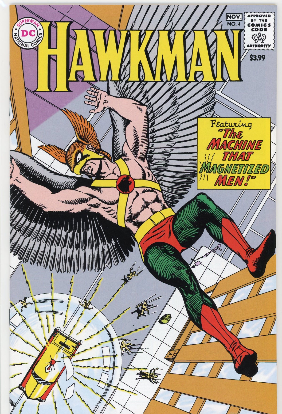HAWKMAN #4 NM REPRINT SUSPENSEFUL COVER VIVID COLORS