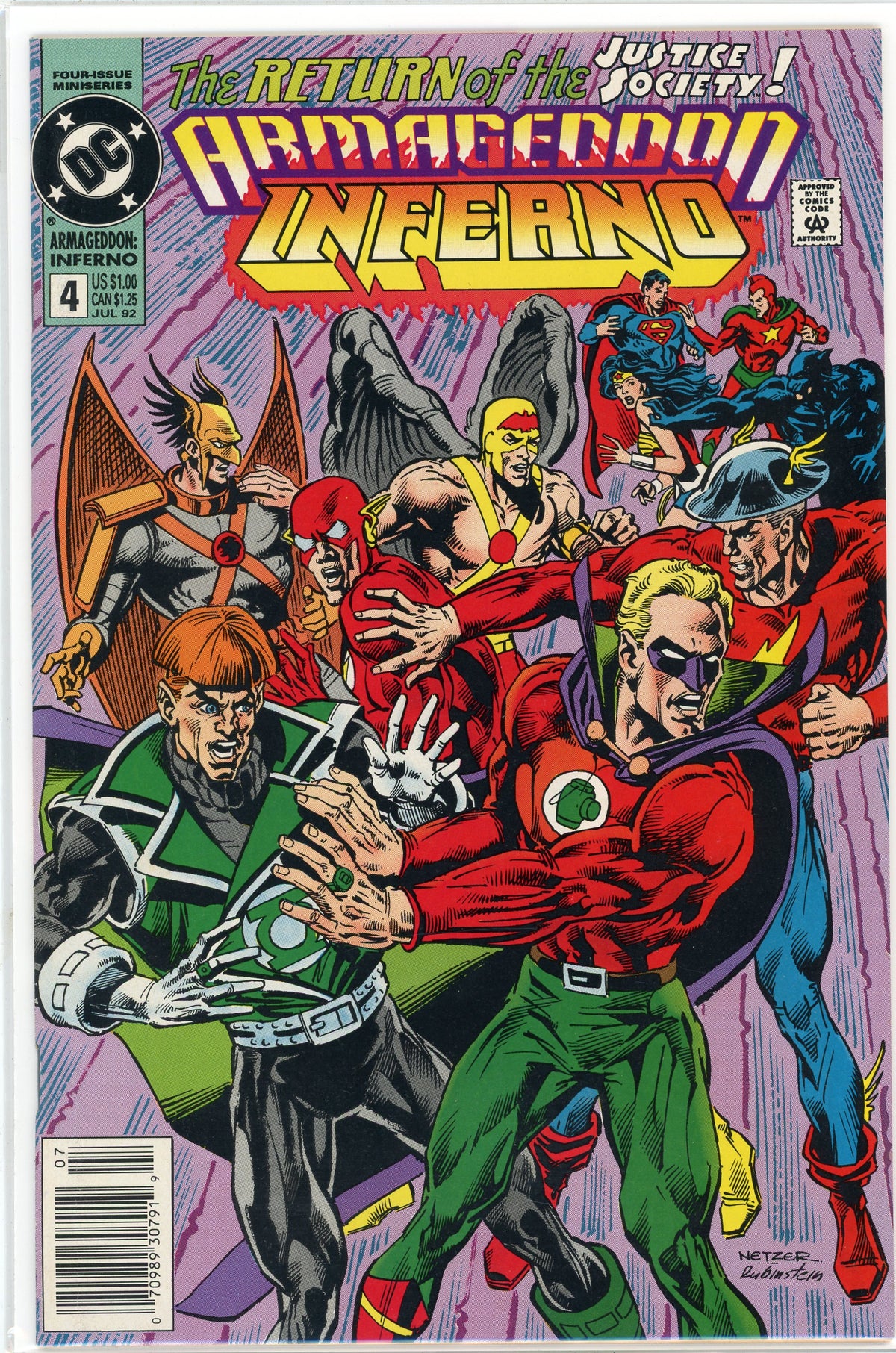 ARMAGEDDON INFERNO #4 NM CLASSIC COVER NICE SHEEN