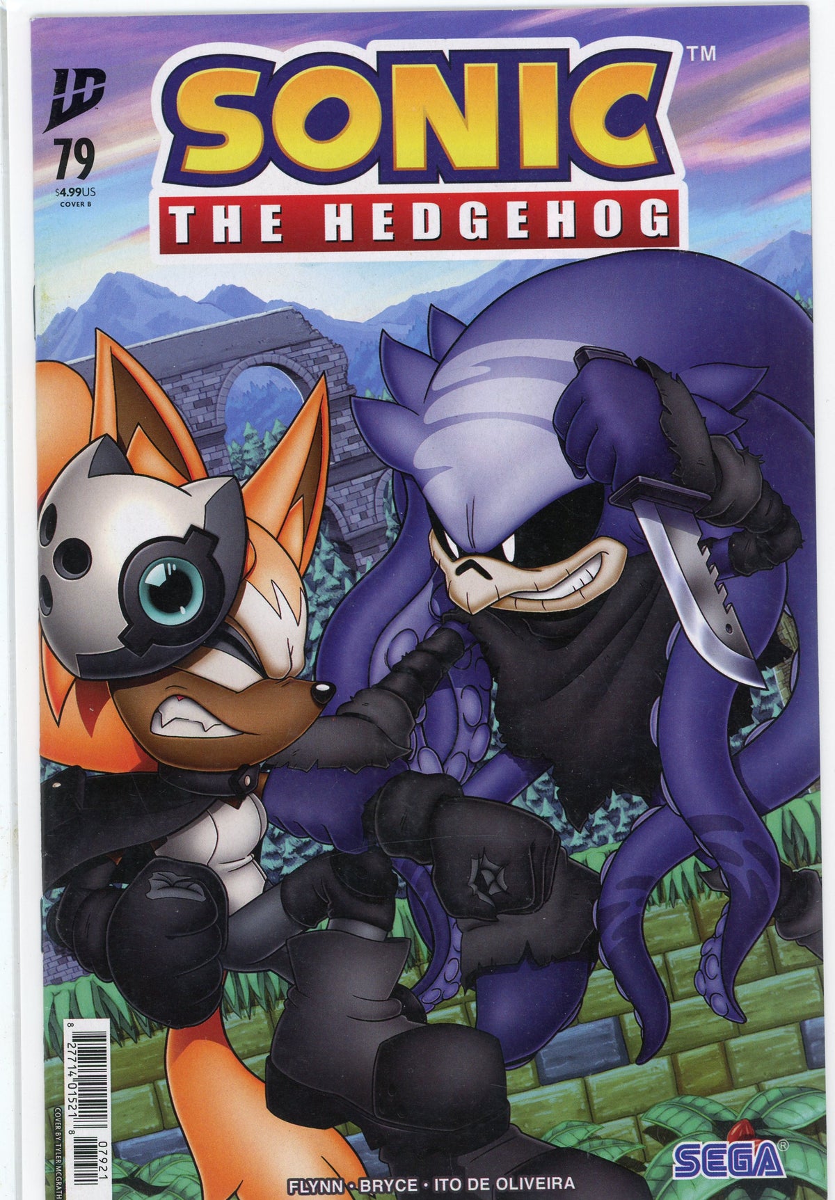 SONIC THE HEDGEHOG #79 NM SEGA LUSTROUS COLORS ICONIC COVER