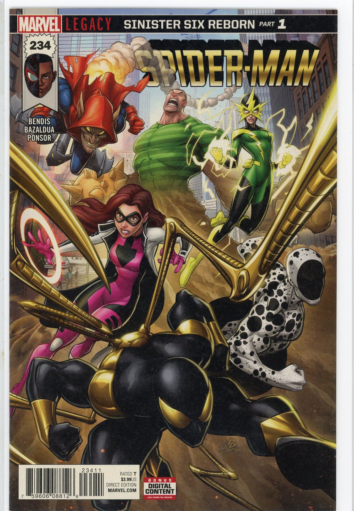 SPIDERMAN #234 NM BENDIS WORK EXPLOSIVE COVER BRILLIANT SHEEN