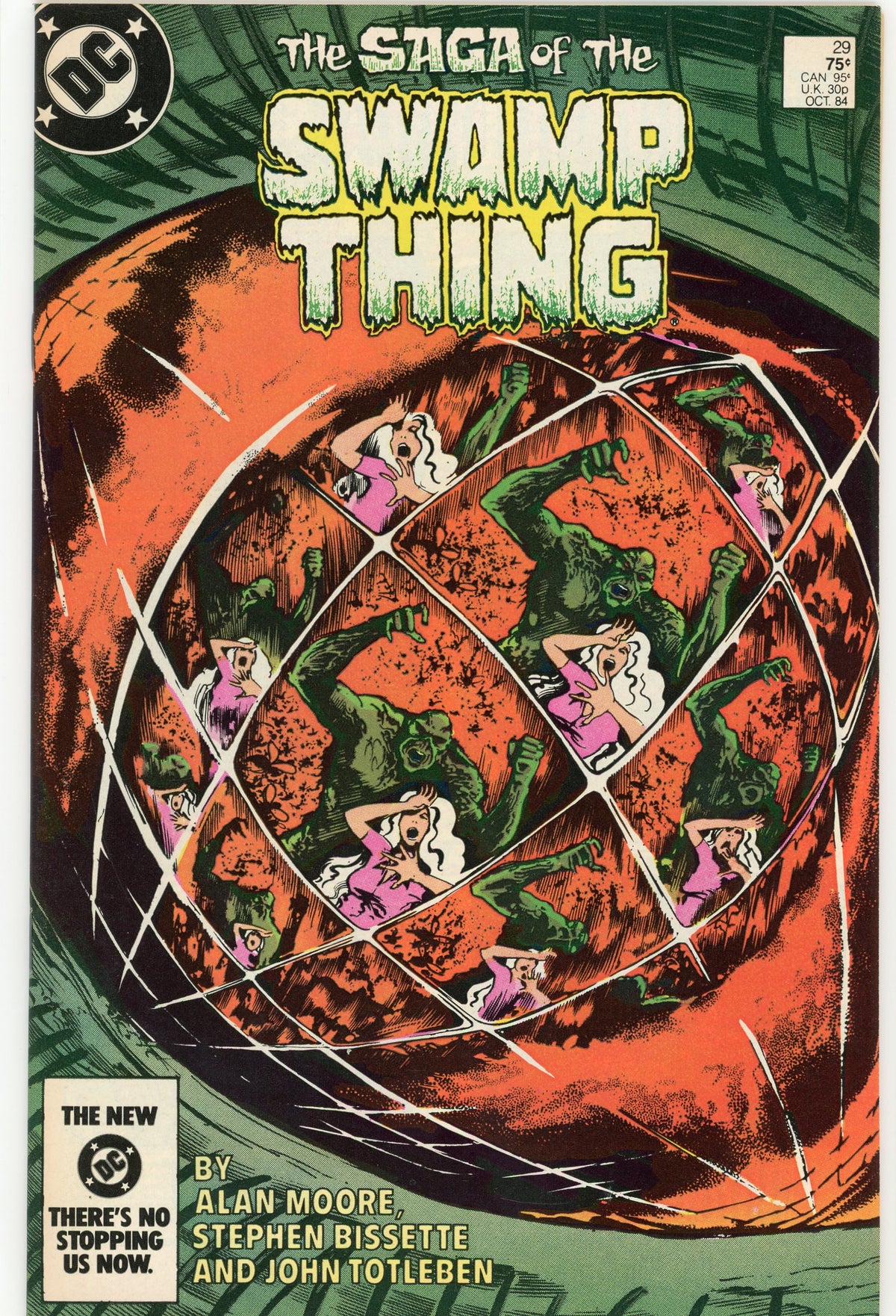 THE SAGA OF THE SWAMP THING #29 NM MOORE TOTLEBEN BISSETTE WORK OUTSTANDING COVER