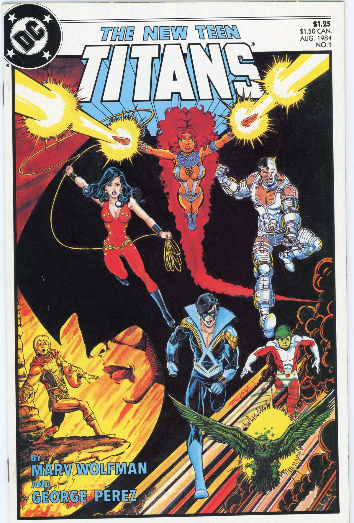 NEW TEEN TITANS #1 NM PEREZ DYNAMIC ART LUSTROUS SHEEN AND GLOSS