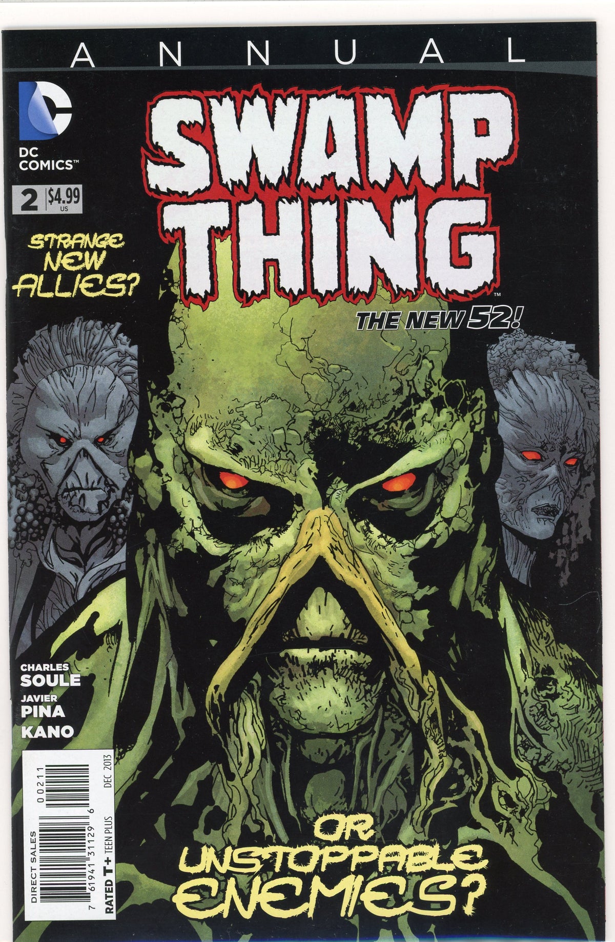 SWAMP THING #2 ANNUAL NEW 52 NM STUNNING COVER SOULE WORK GREAT GLOSS