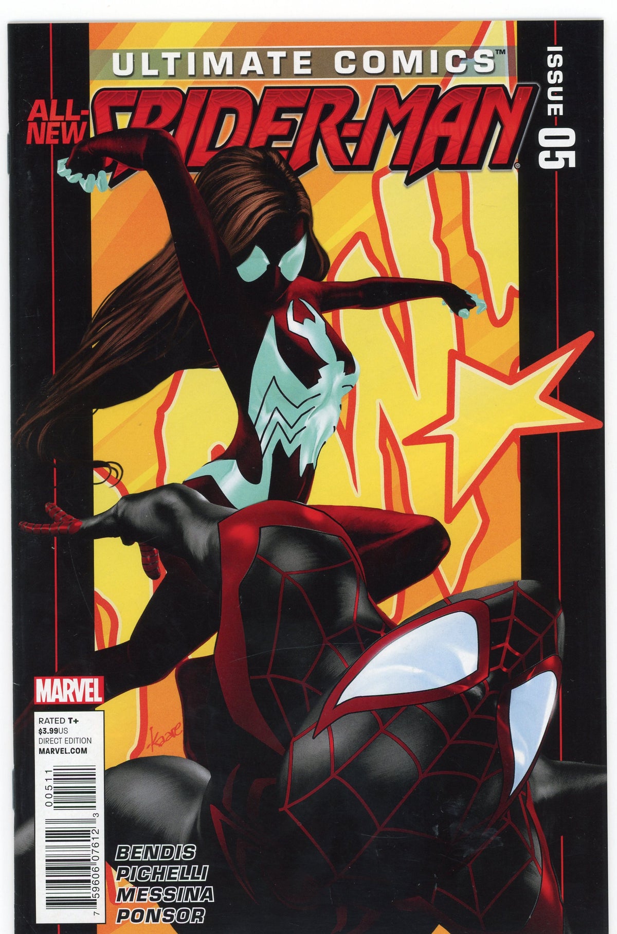 ULTIMATE COMICS ALL NEW SPIDERMAN #5 NM BENDIS WORK VIVID COLORS