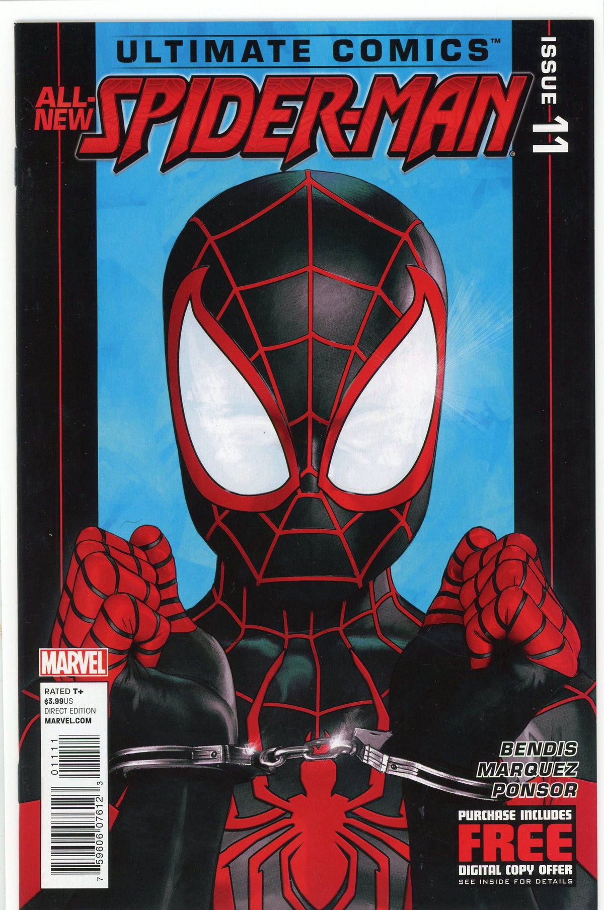 ULTIMATE COMICS ALL NEW SPIDERMAN ISSUE 11 NM BENDIS WORK MEMORABLE COVER