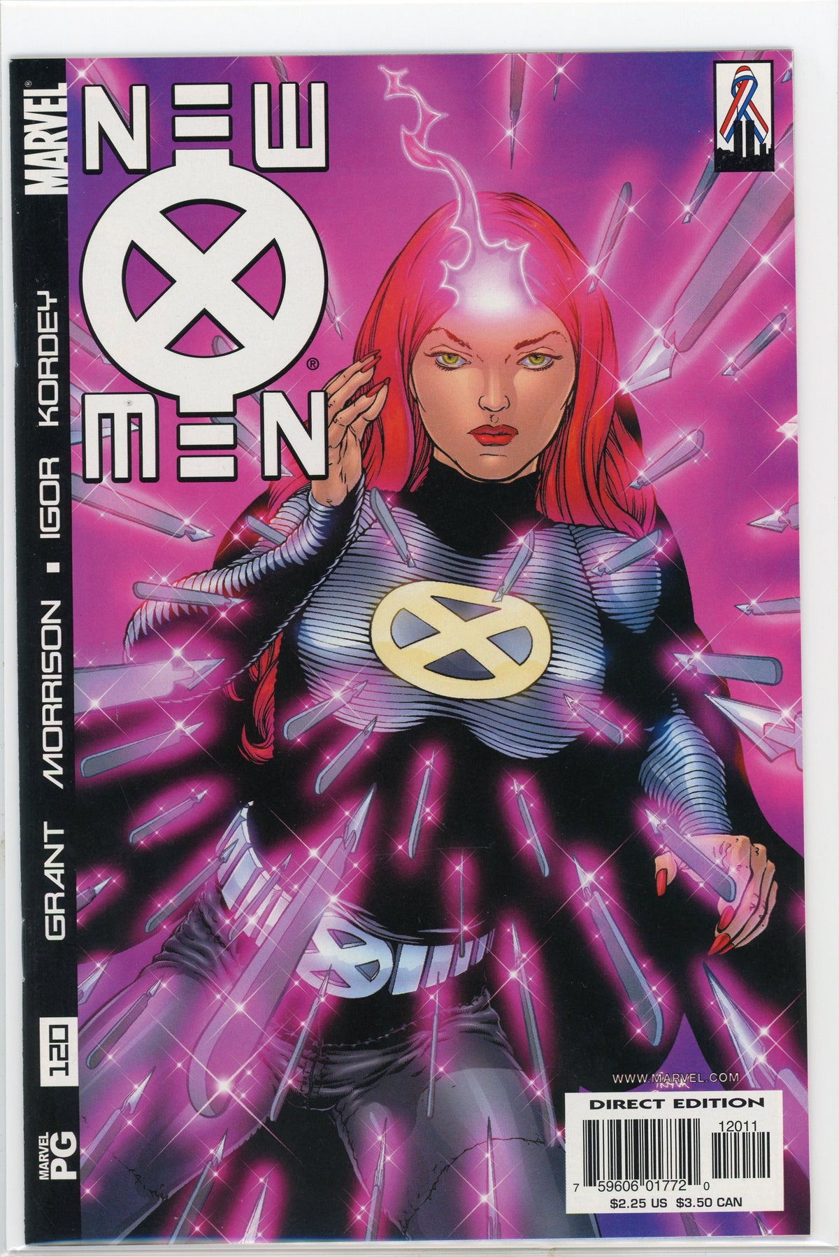 NEW X-MEN #120 NM MORRISON WORK BRILLIANT SHEEN ICONIC COVER