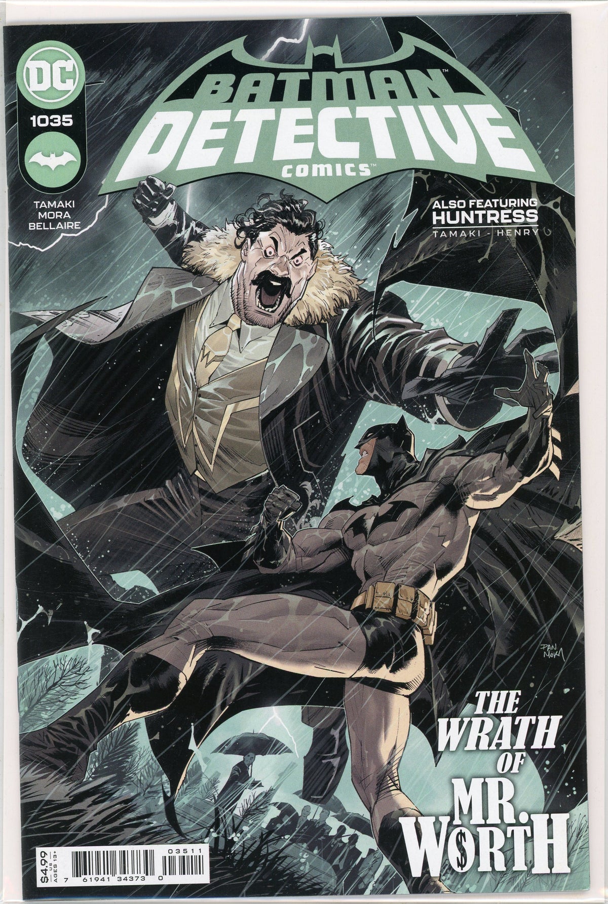DETECTIVE COMICS #1035 NM HUNTRESS APP. EXPLOSIVE ACTION COVER
