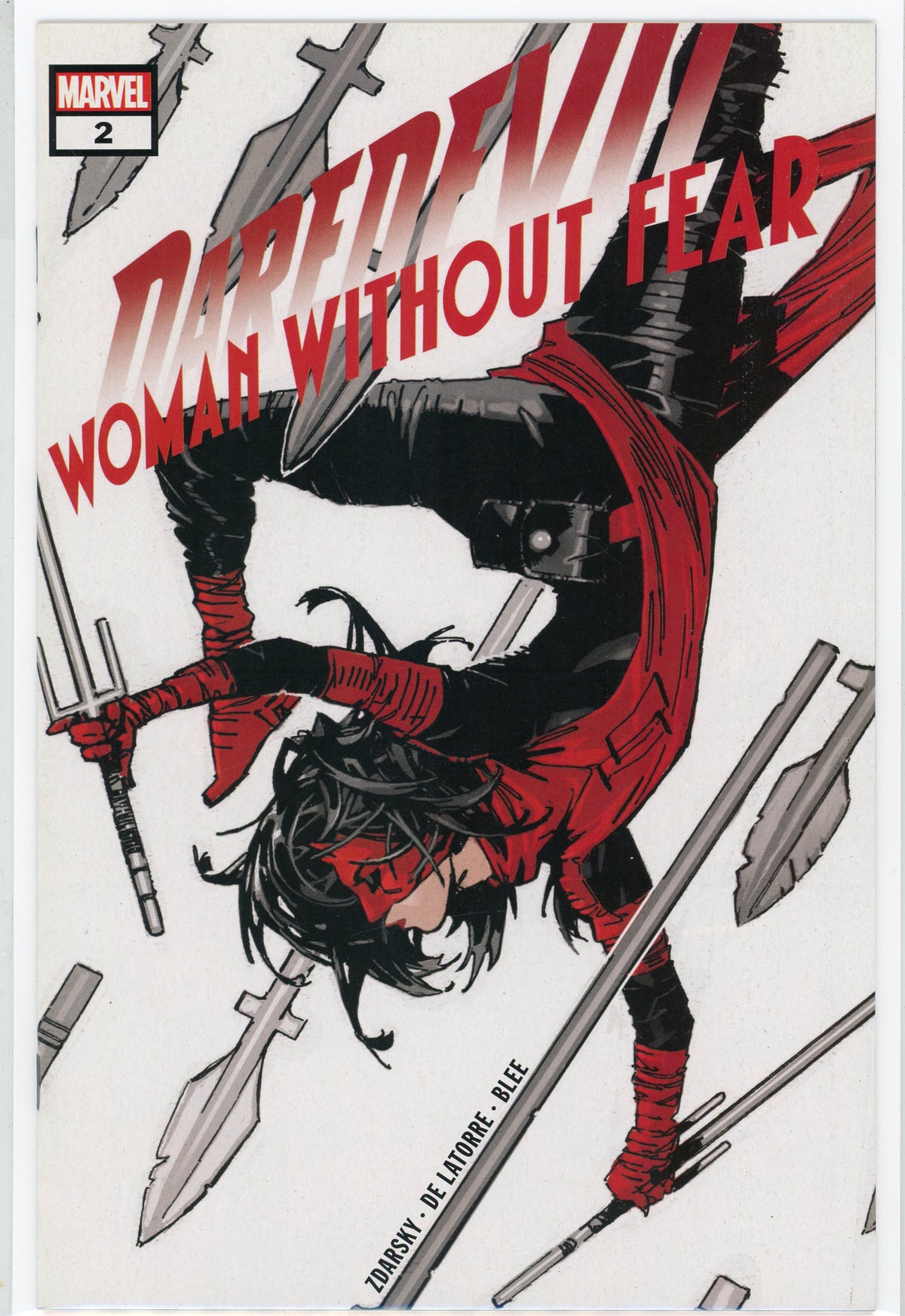 DAREDEVIL WOMAN WITHOUT FEAR #2 NM ZDARSKY WORK AWE INSPIRING COVER