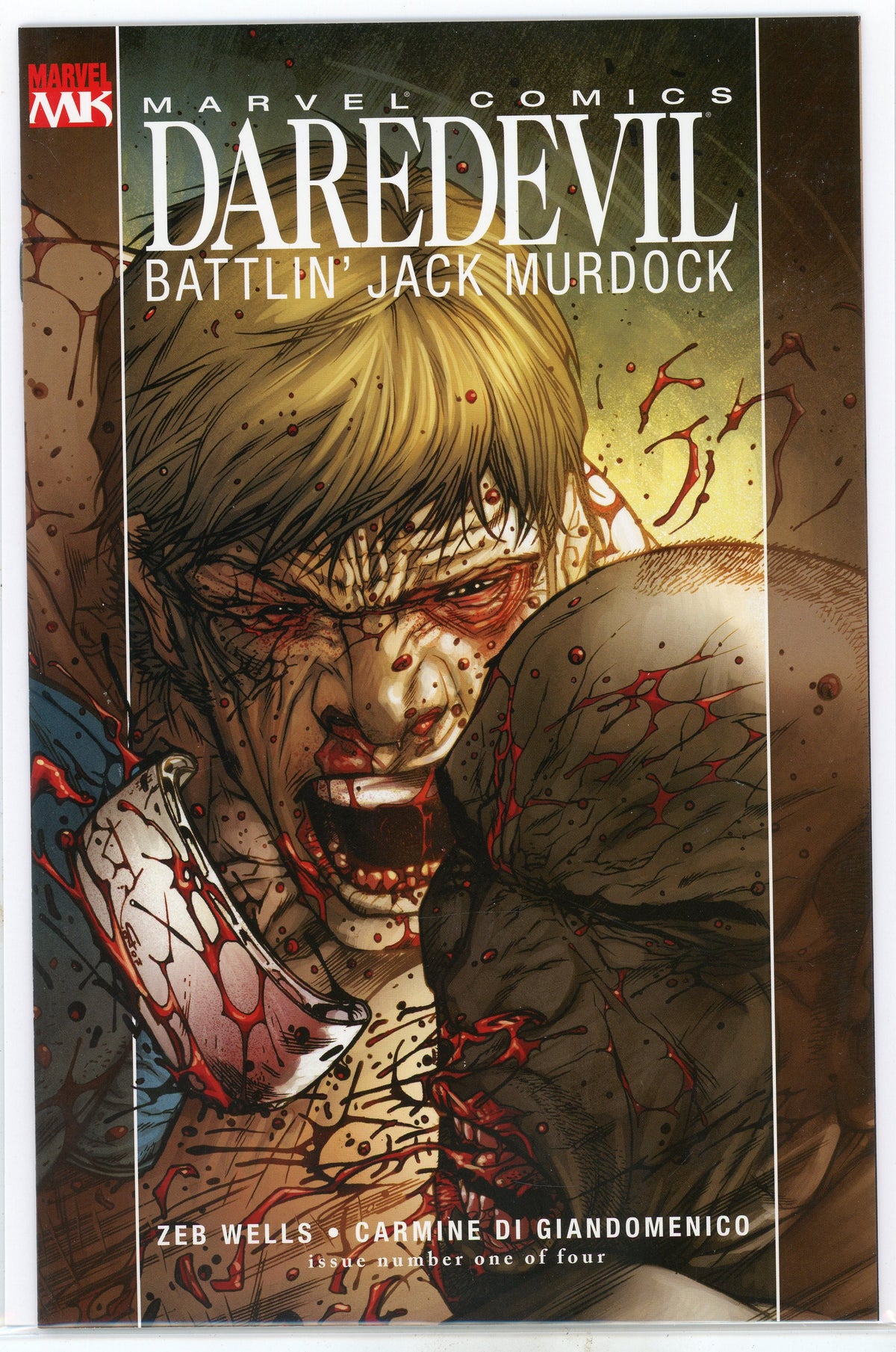 DAREDEVIL BATTLIN JACK MURDOCK #1 OF 4 NM GRISLY COVER AMAZING GLOSS