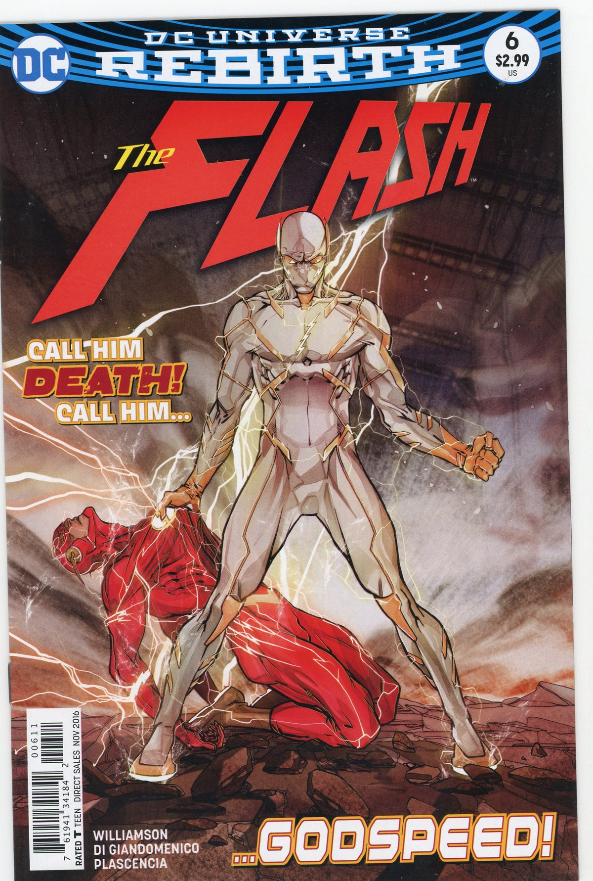 THE FLASH REBIRTH #6 NM AWE INSPIRING COVER KILLER GLOSS