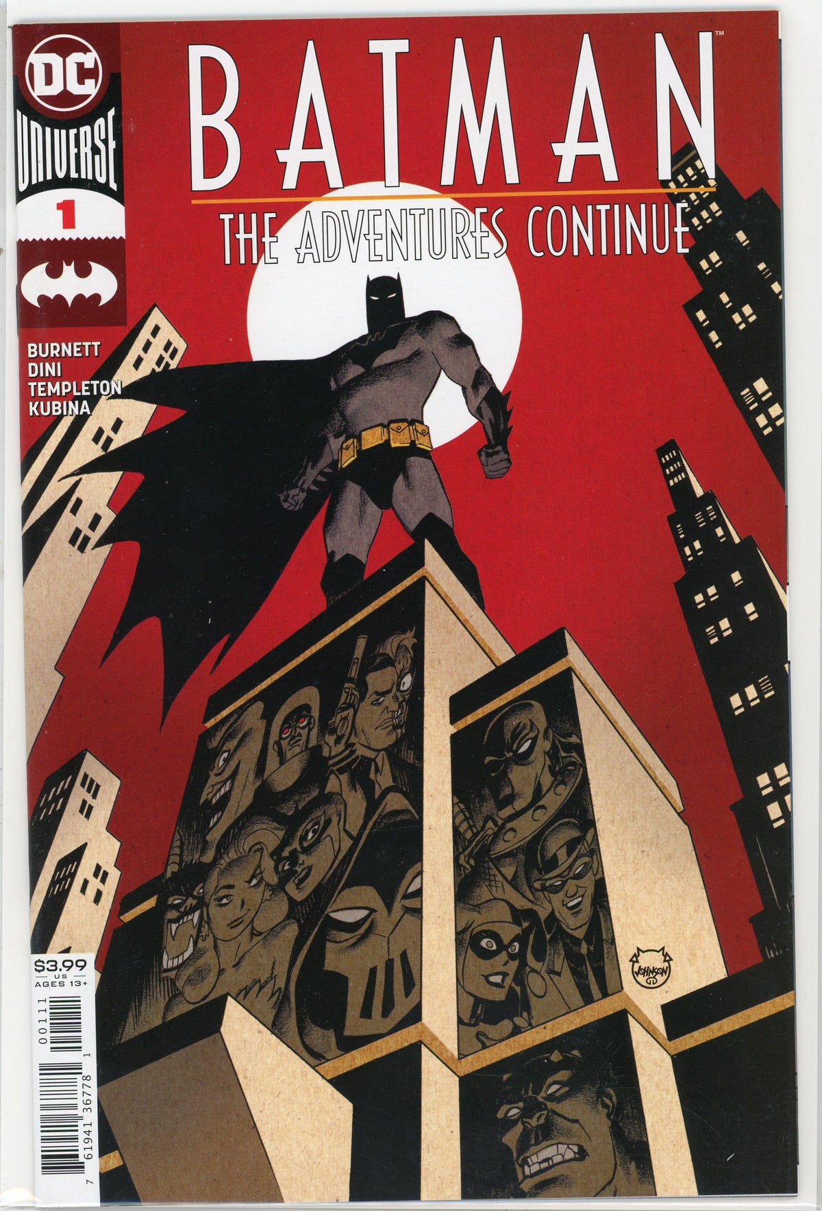 BATMAN THE ADVENTURES CONTINUE #1 NM GLOSSY SHEEN MAJESTIC COVER GEM