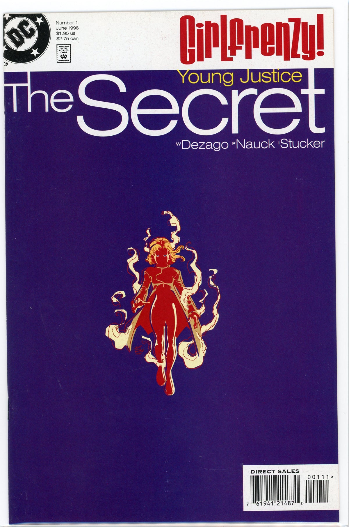 YOUNG JUSTICE THE SECRET #1 NM GIRLFRENZY STUNNING COVER GEM