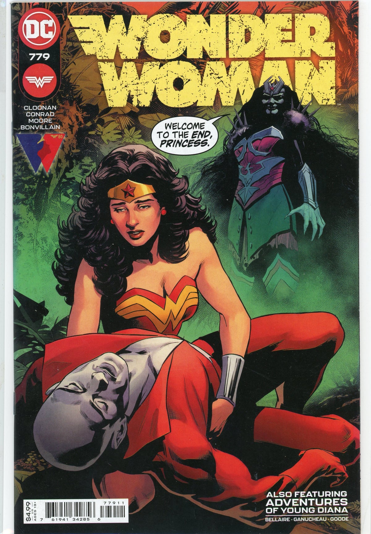 WONDER WOMAN #779 NM CONRAD AND MOORE WORK GLOSSY FINISH PATHOS WROUGHT COVER