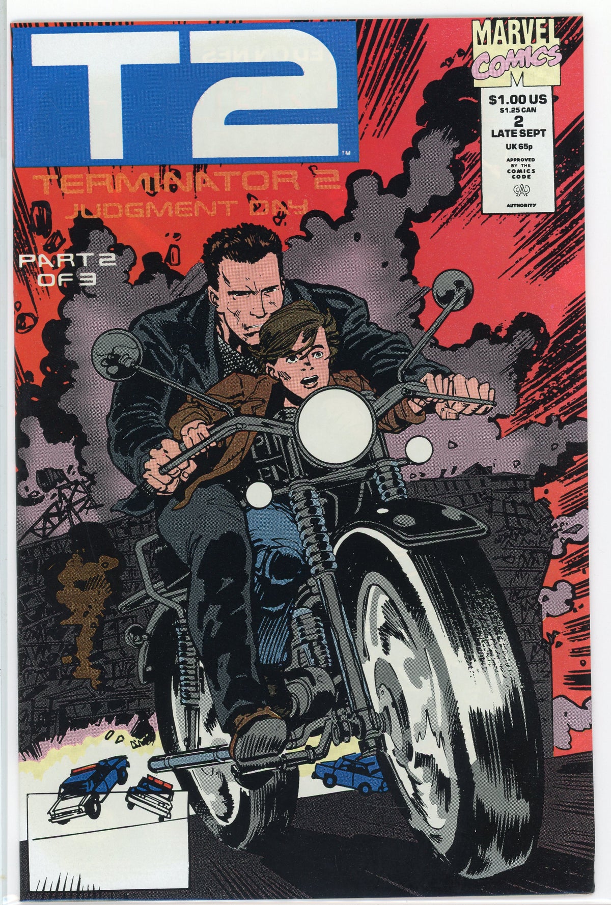 TERMINATOR 2 JUDGEMENT DAY PART 2 OF 3 NM STUNNING CHASE COVER