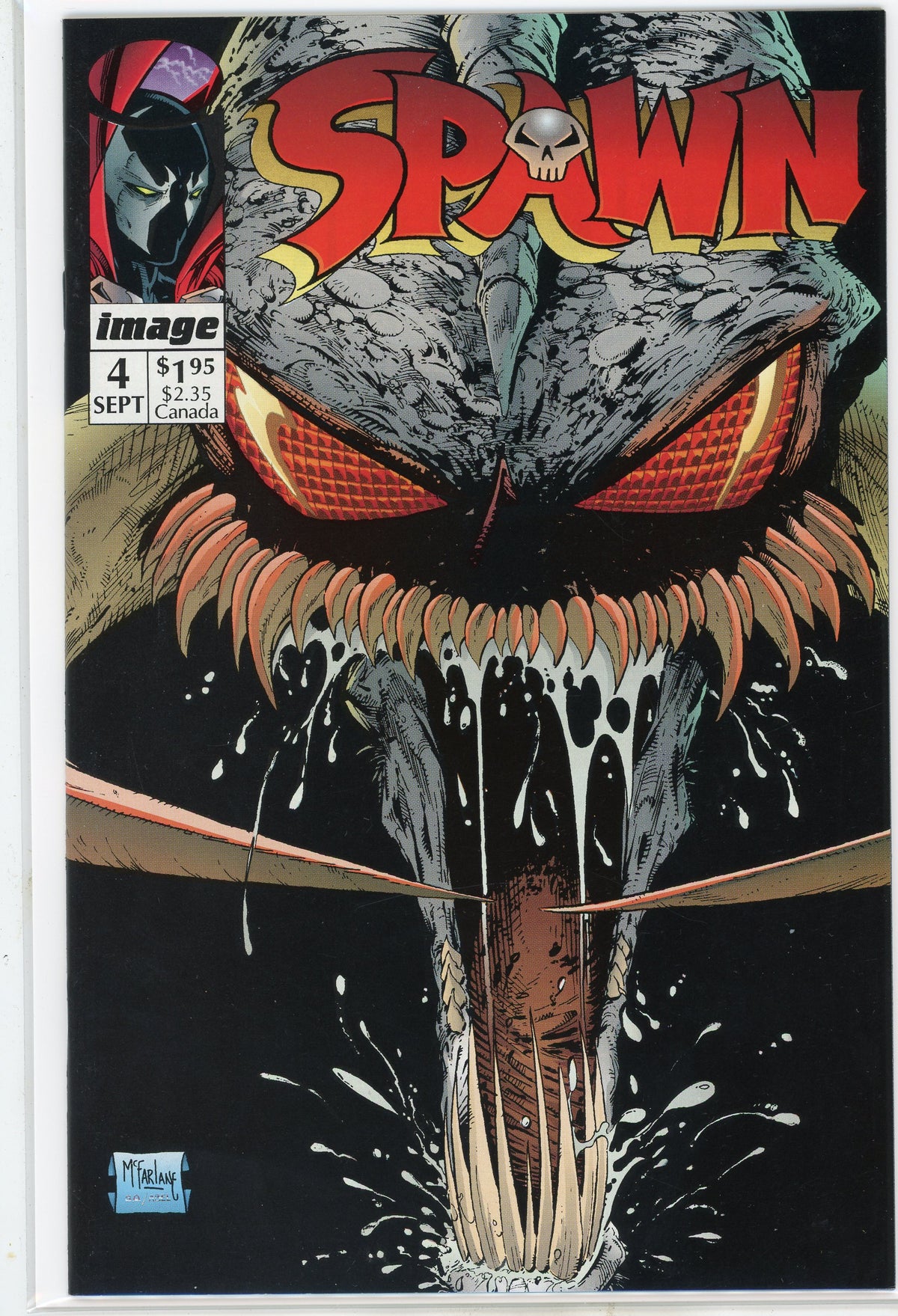 SPAWN #4 NM GREAT MCFARLANE COVER IMAGE COMICS NICE GLOSS