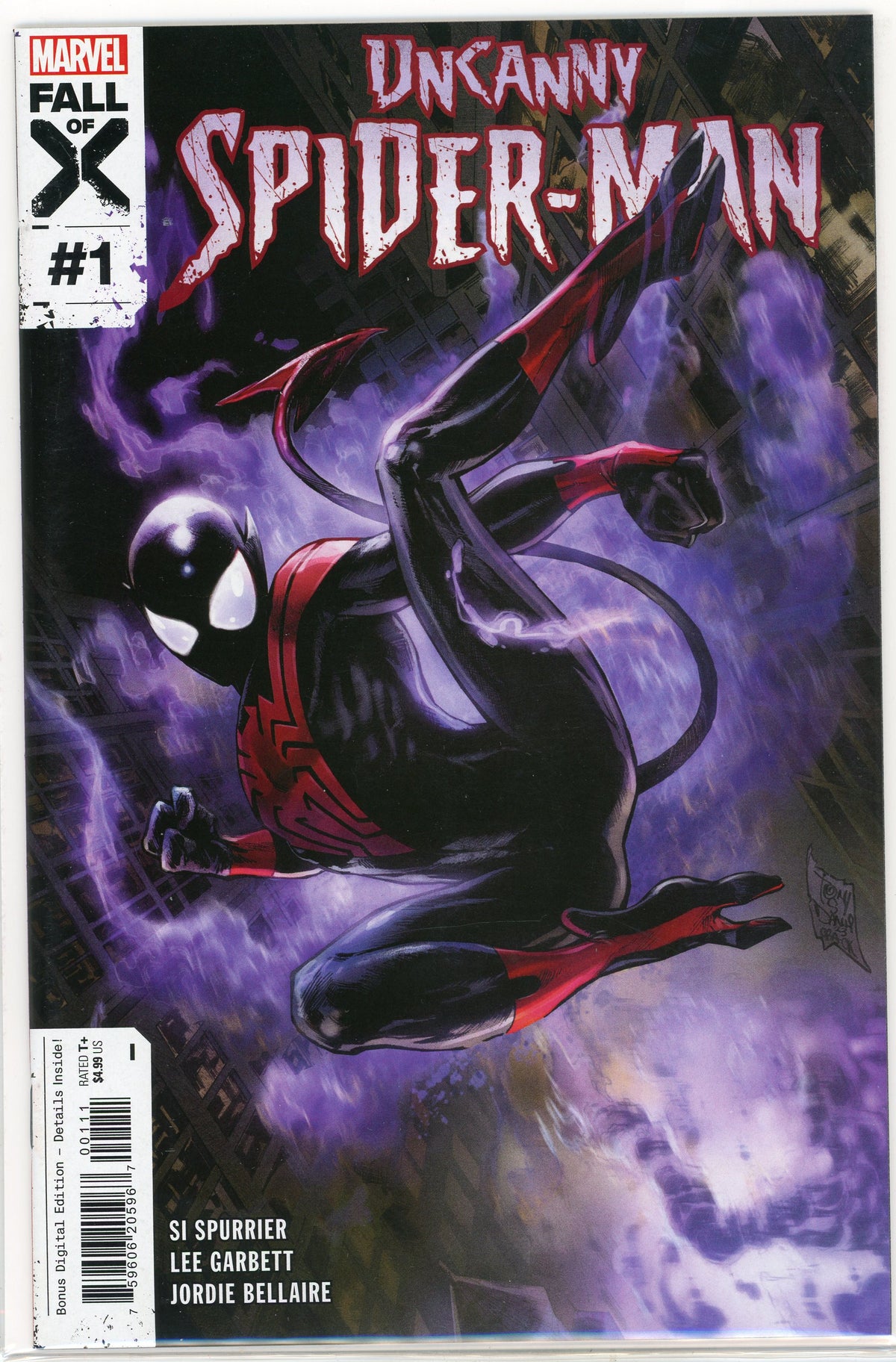 UNCANNY SPIDERMAN #1 NM GOOD NIGHTCRAWLER IMPRESSION NICE GLOSS