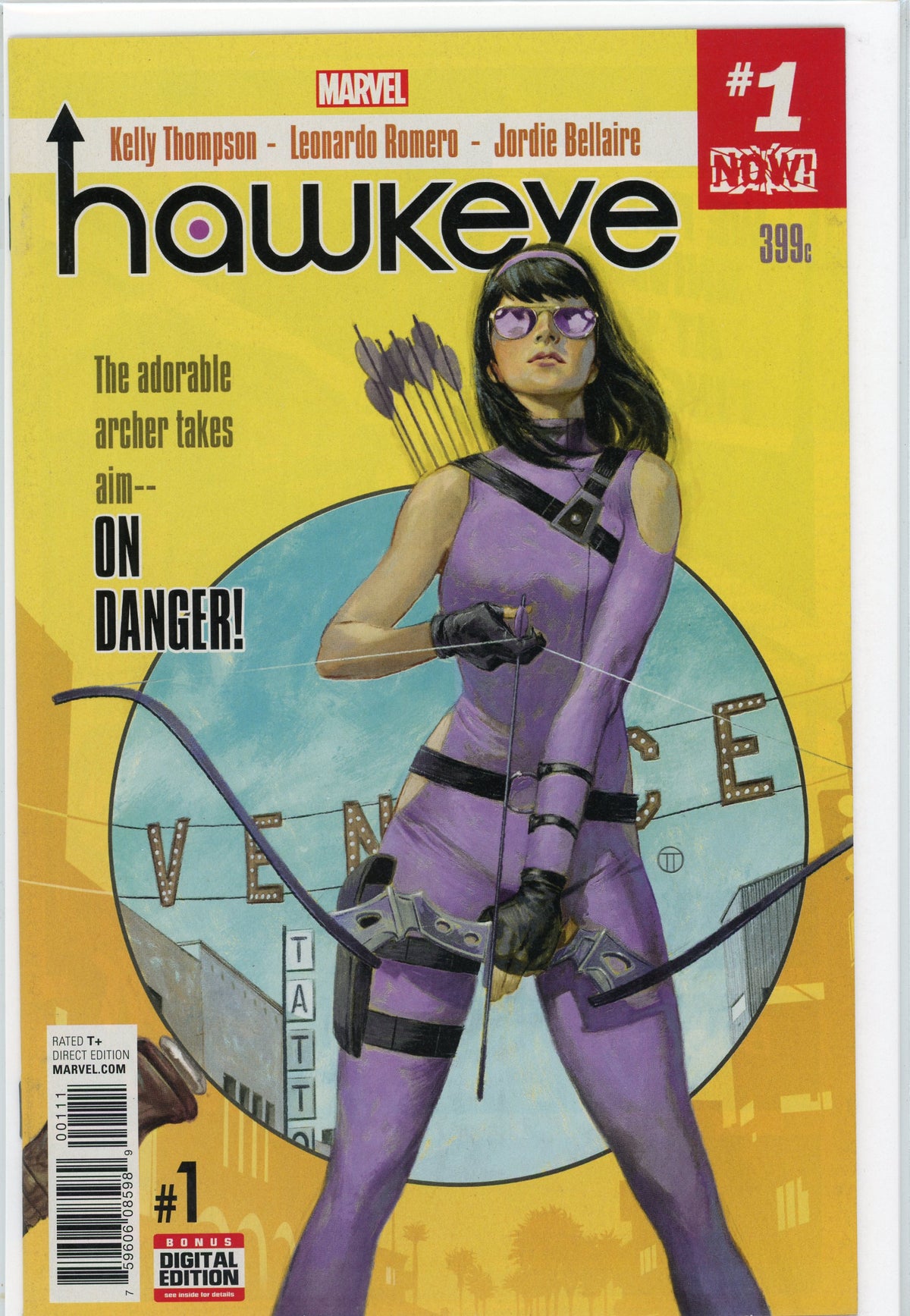 HAWKEYE #1 KATE BISHOP NM TREMENDOUS COVER AND GLOSS