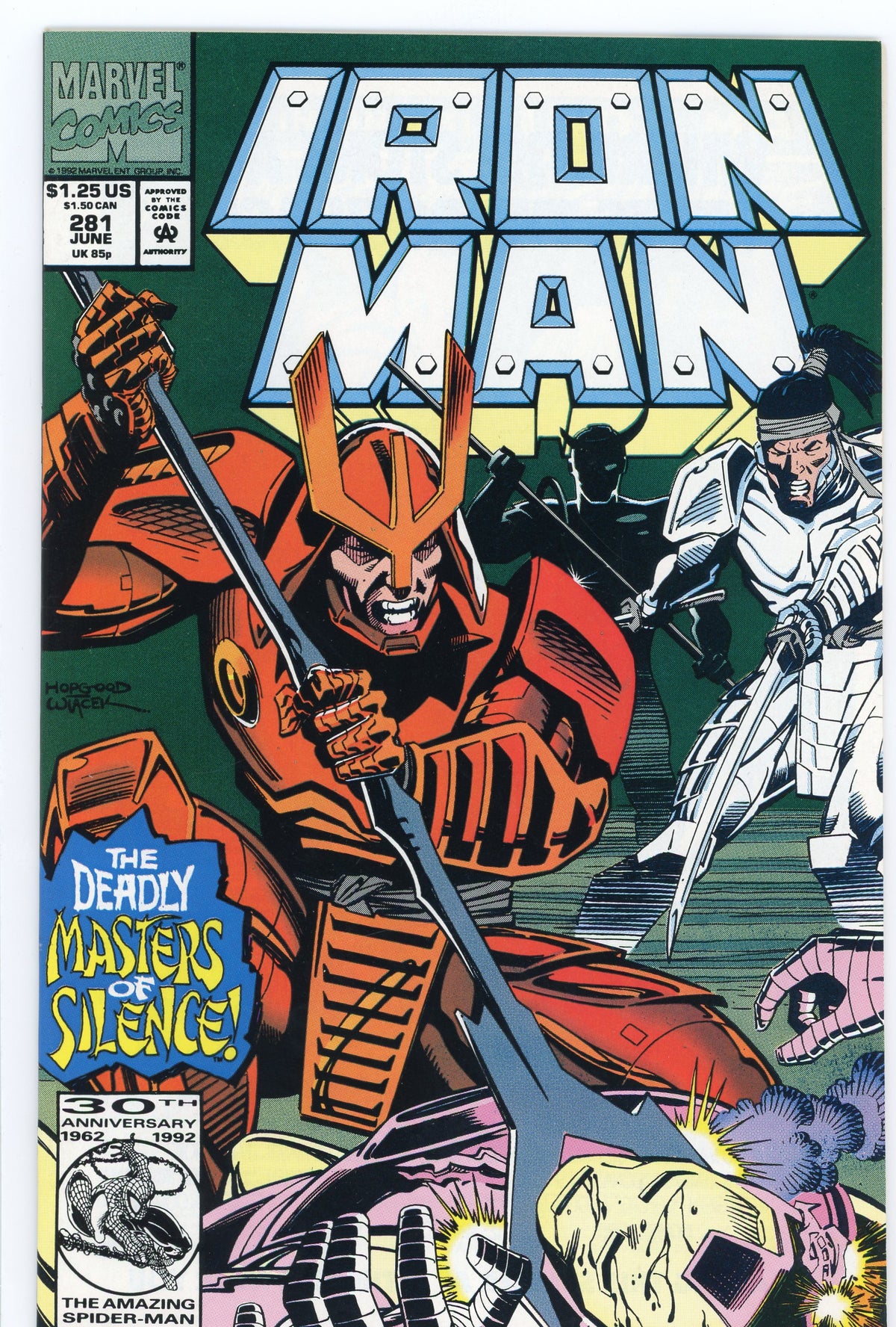 IRON MAN #281 DRAMA DRENCHED COVER NM VIVID COLORS
