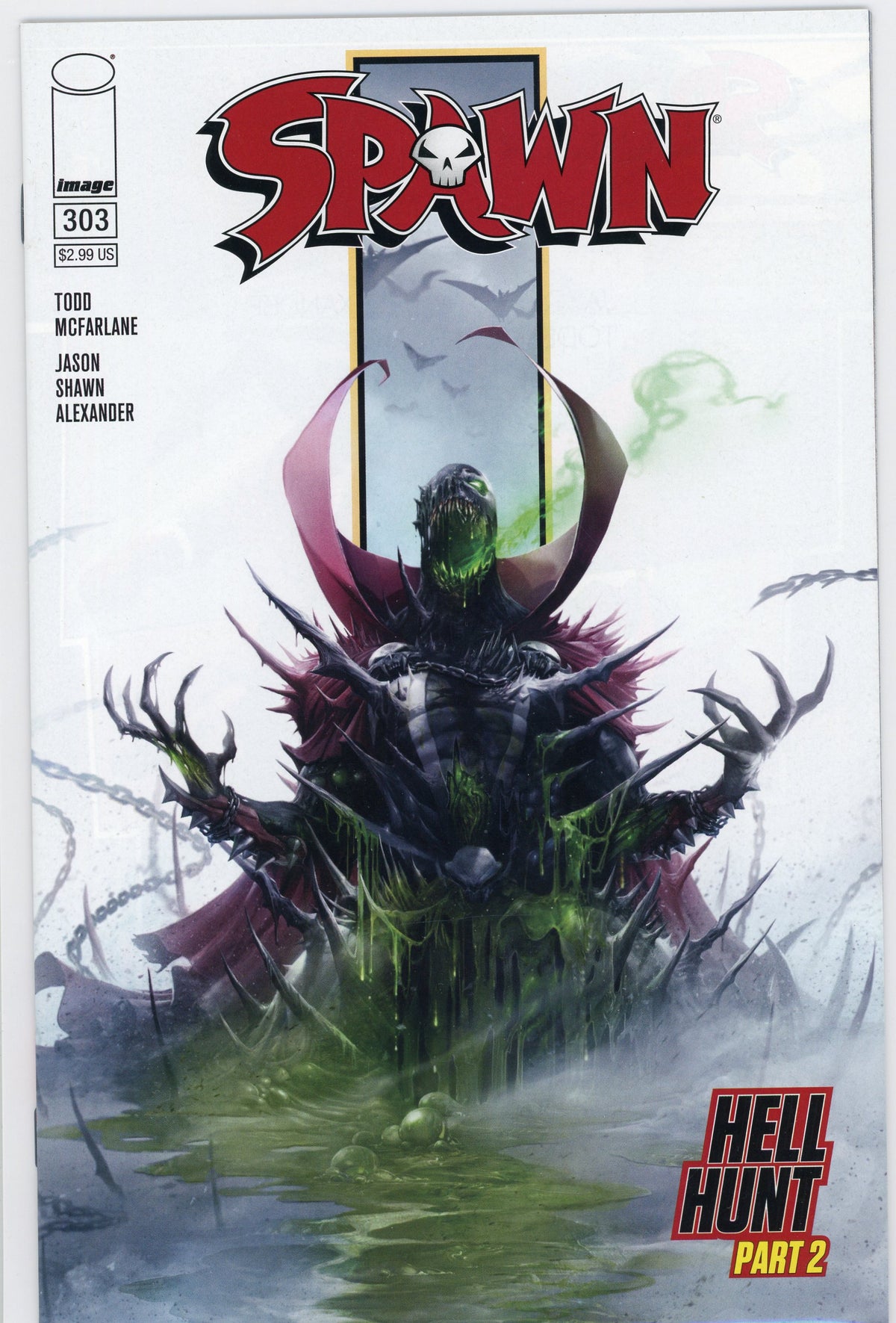 SPAWN #303 NM PHENOMENAL MCFARLANE COVER GLISTENING SHEEN
